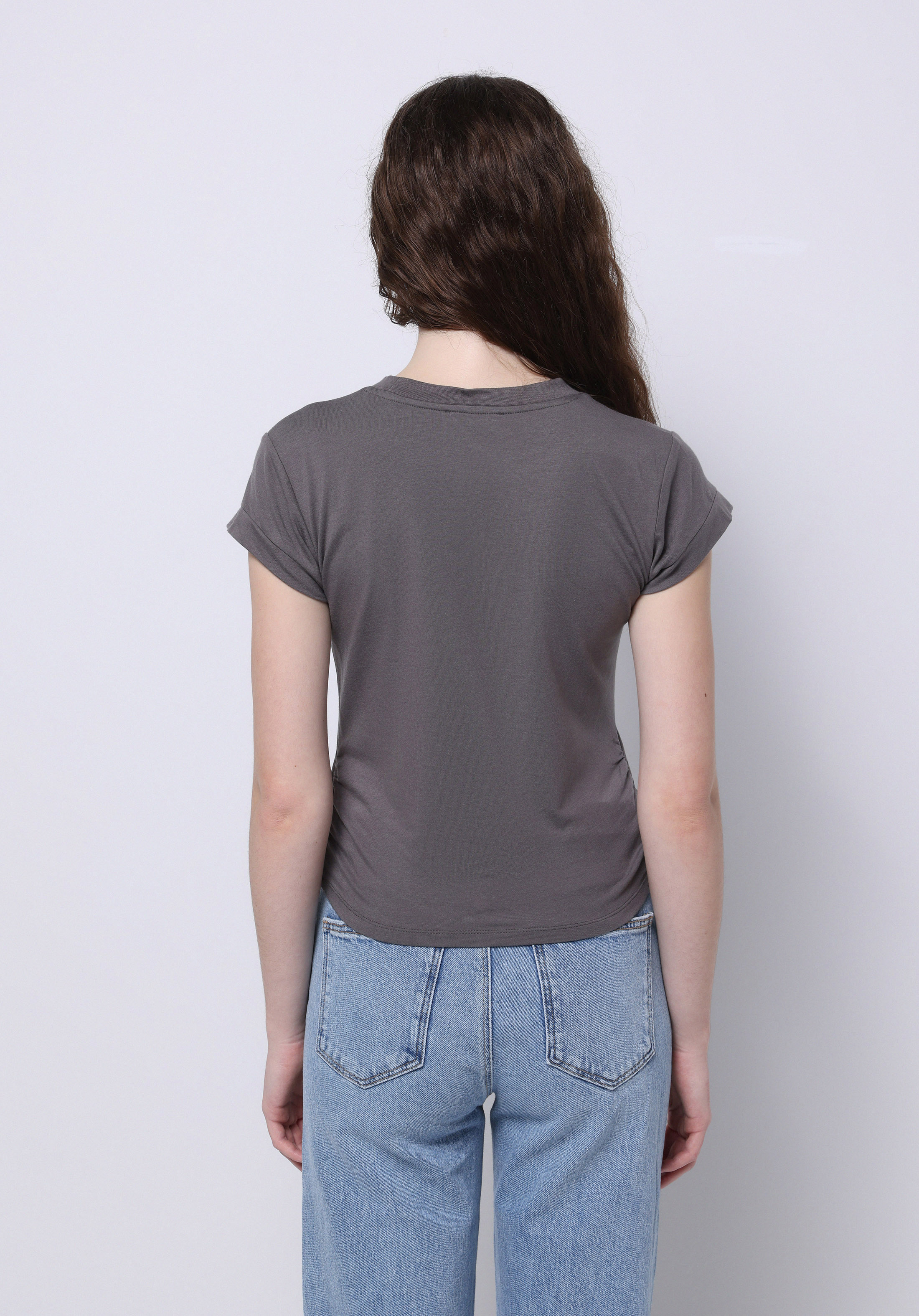Afișați detalii pentru Bluza Cu Maneca Scurta De Dama  Slim Fit  Cl1074571