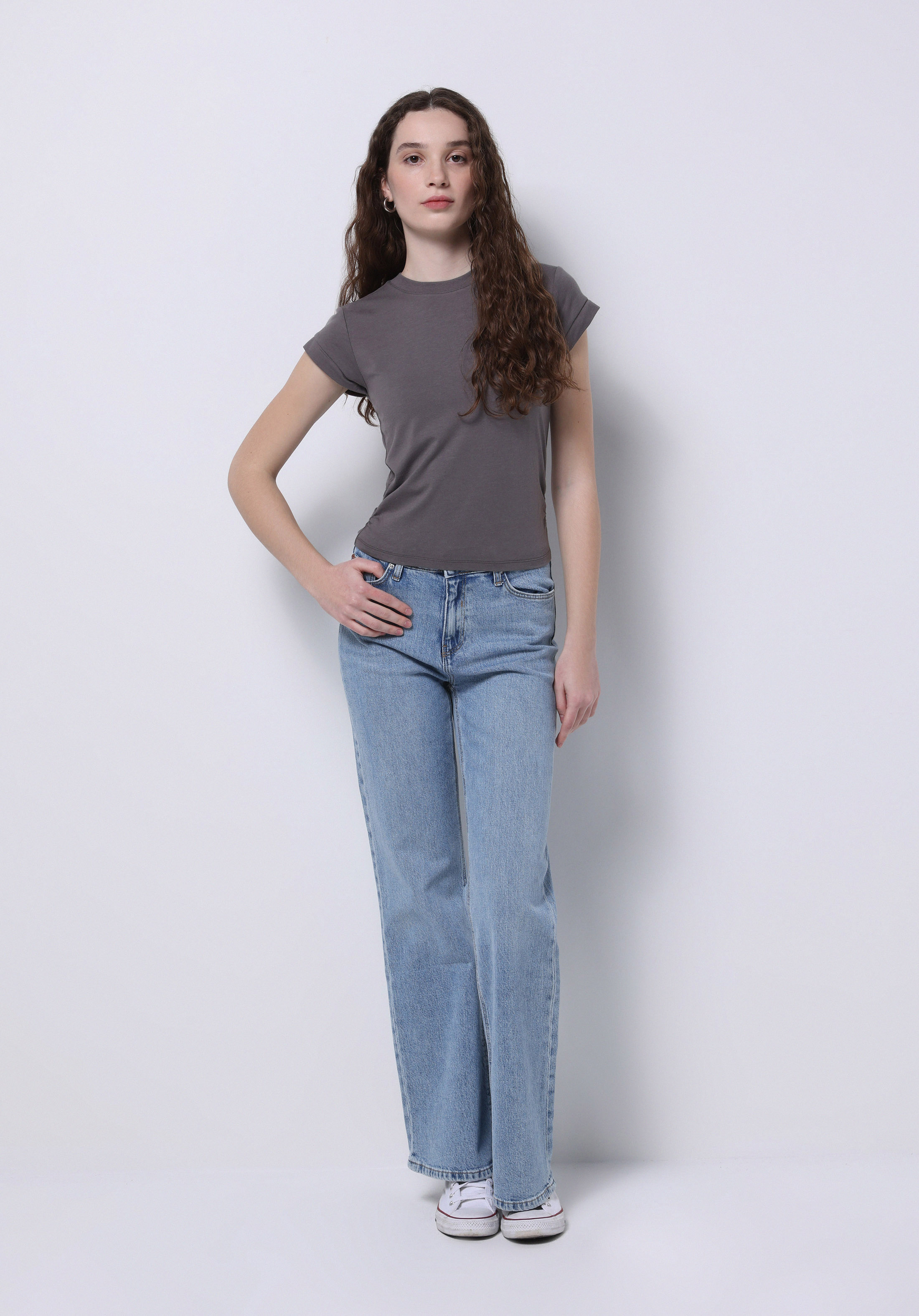 Afișați detalii pentru Bluza Cu Maneca Scurta De Dama  Slim Fit  Cl1074571