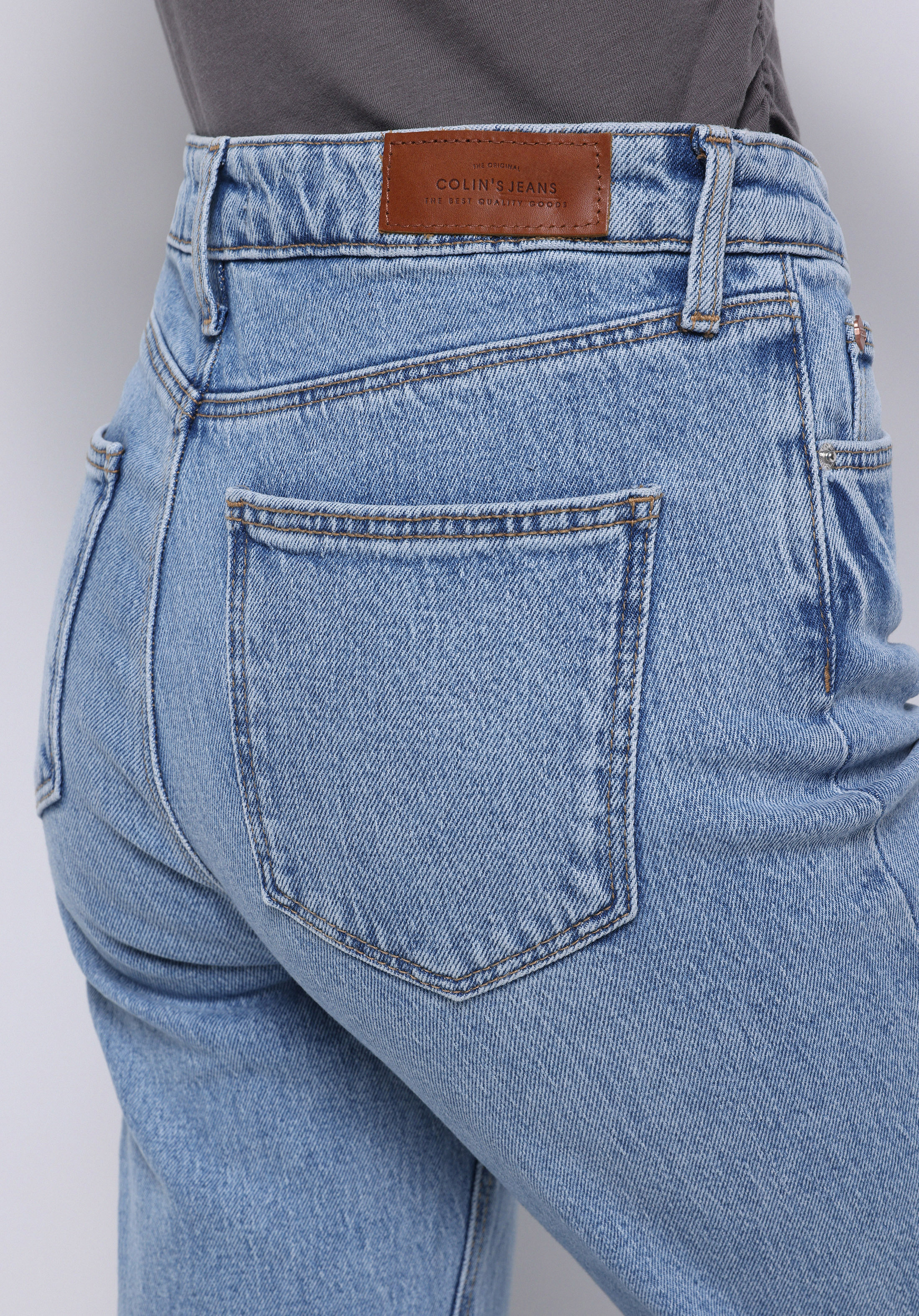 Afișați detalii pentru Pantaloni De Dama Albastru Regular Fit 793 Monica Cl1075025