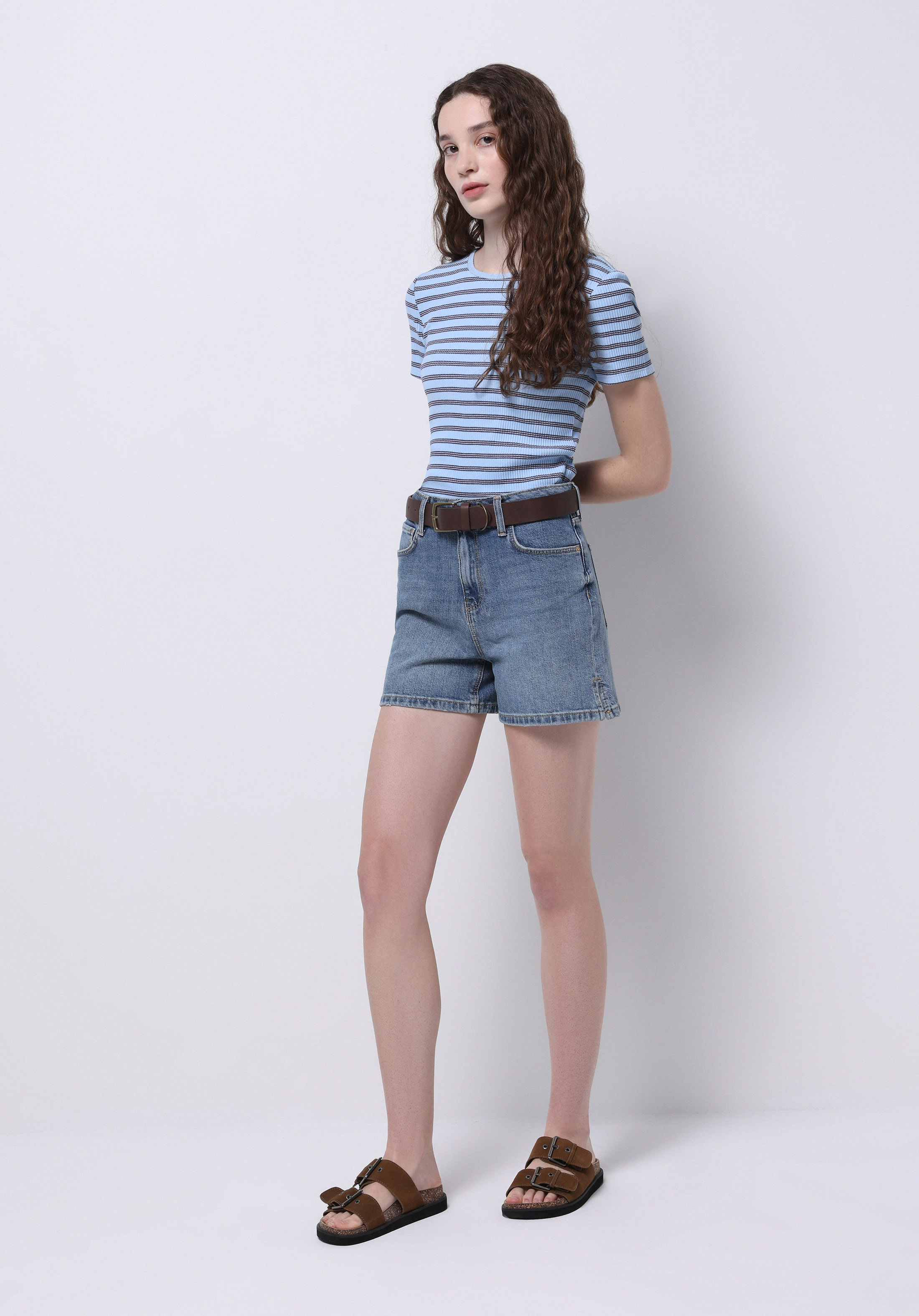 Afișați detalii pentru Short / Pantaloni Scurti De Dama Denim Regular Fit  Cl1075164