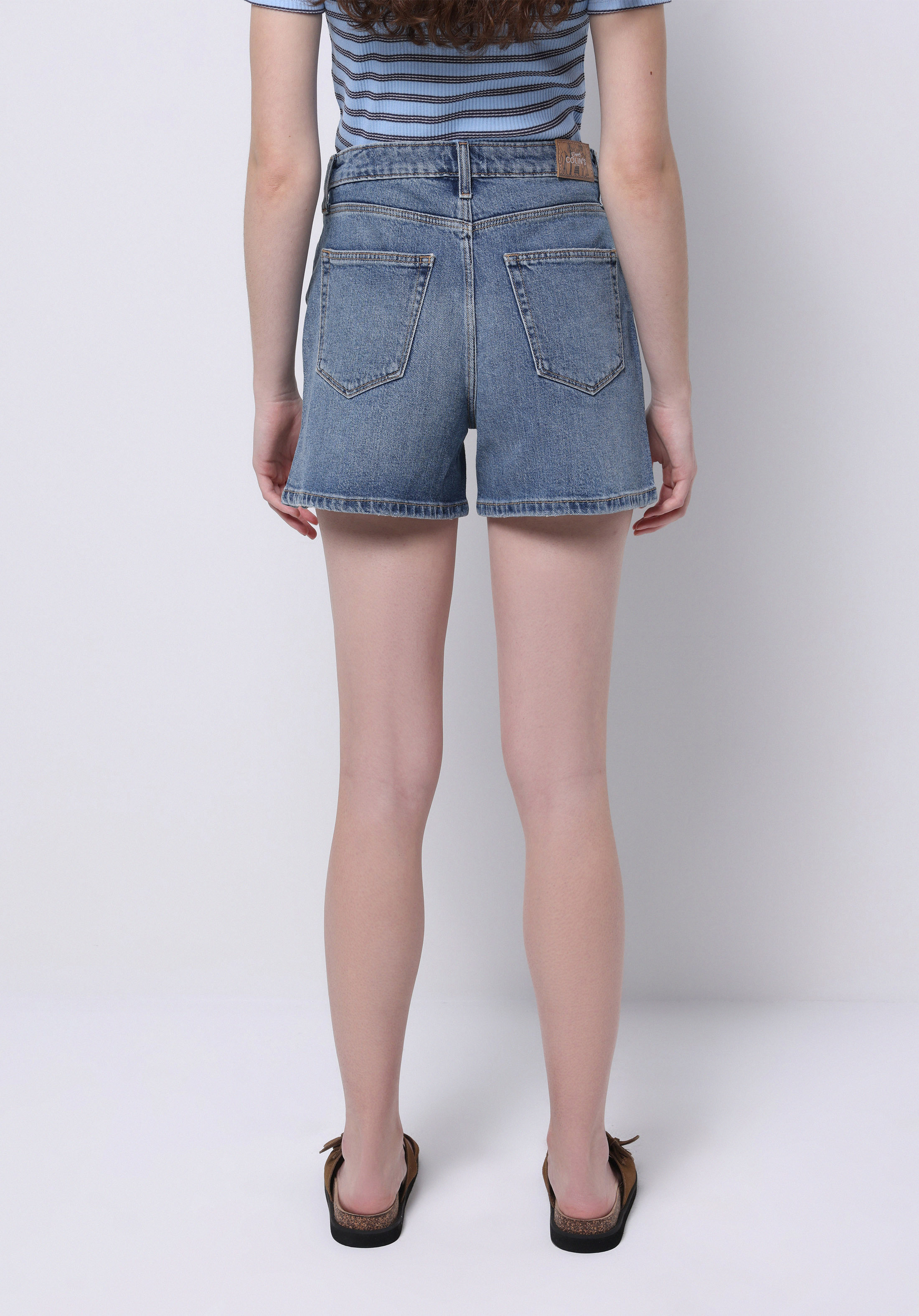 Afișați detalii pentru Short / Pantaloni Scurti De Dama Denim Regular Fit  Cl1075164