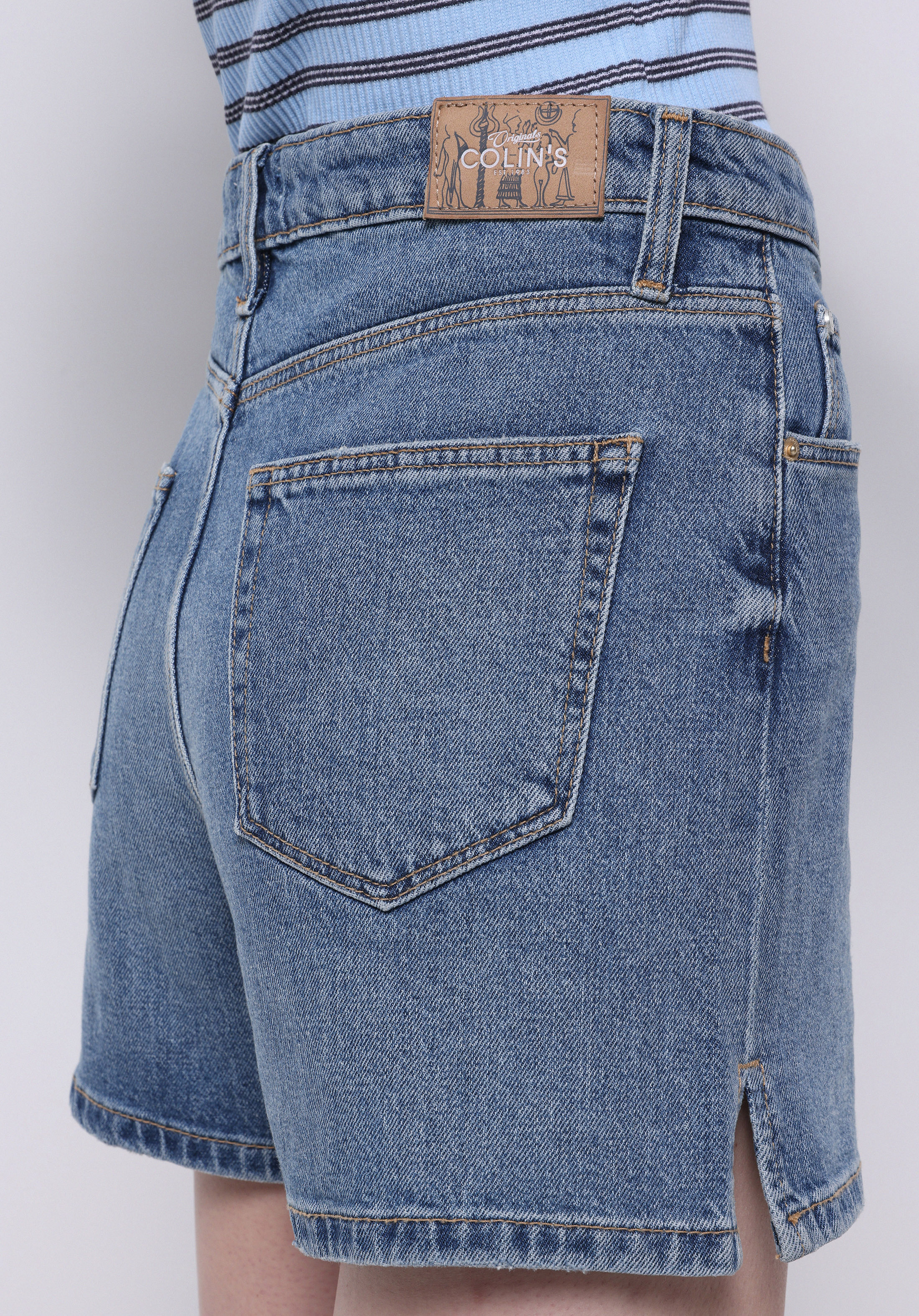 Afișați detalii pentru Short / Pantaloni Scurti De Dama Denim Regular Fit  Cl1075164