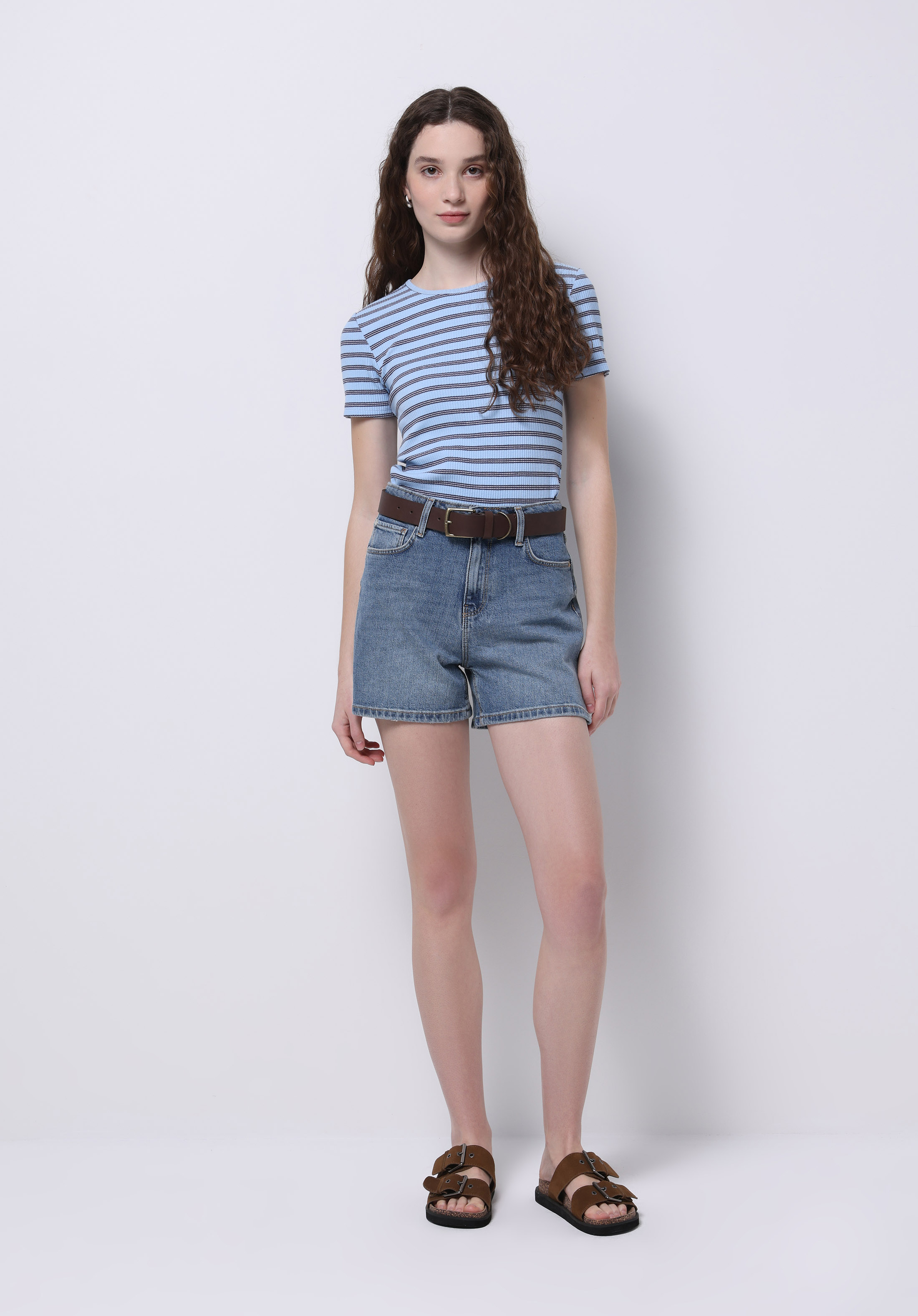 Afișați detalii pentru Short / Pantaloni Scurti De Dama Denim Regular Fit  Cl1075164