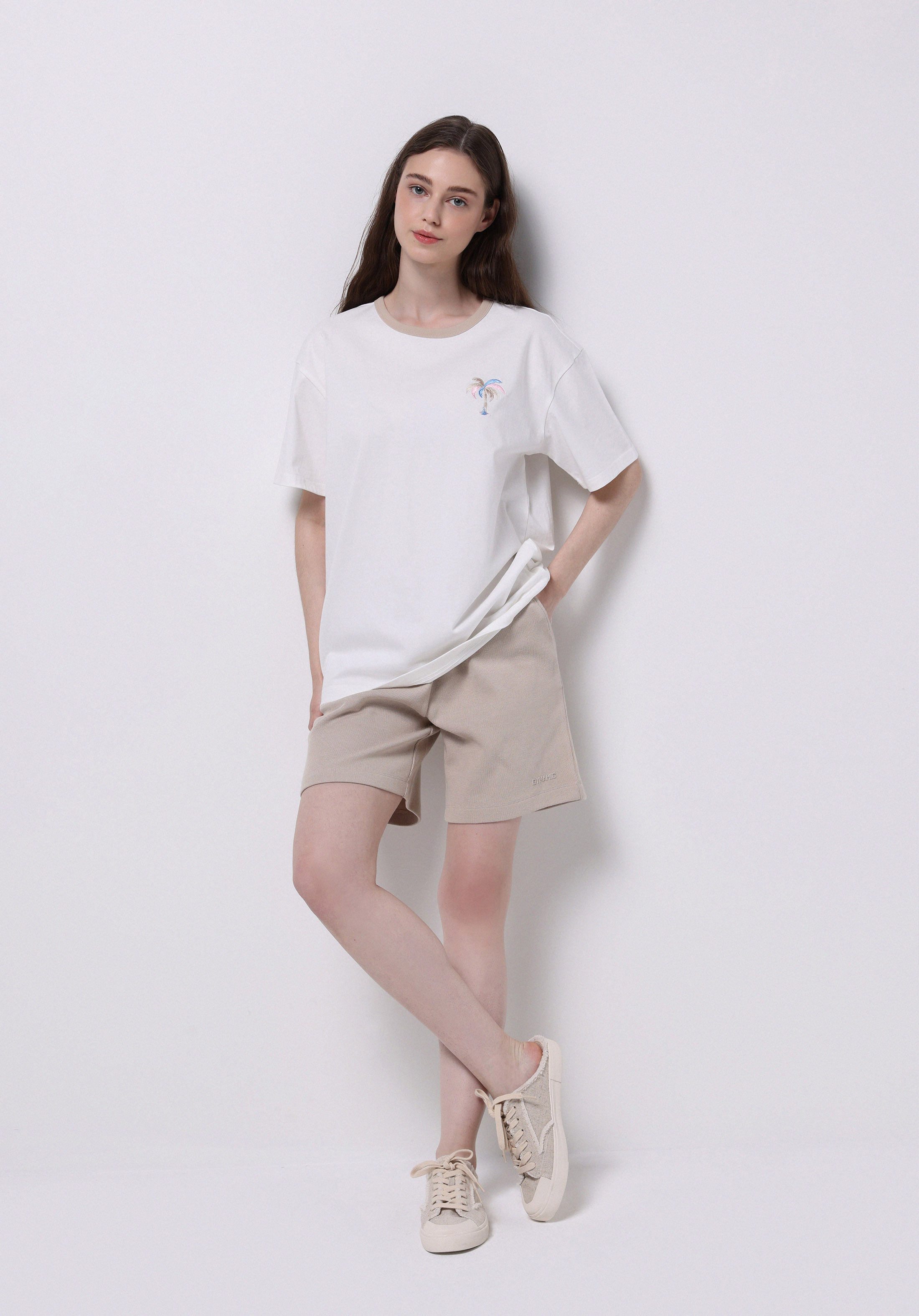Afișați detalii pentru Tricou Cu Maneca Scurta De Dama Alb Relax Fit  Cl1073922
