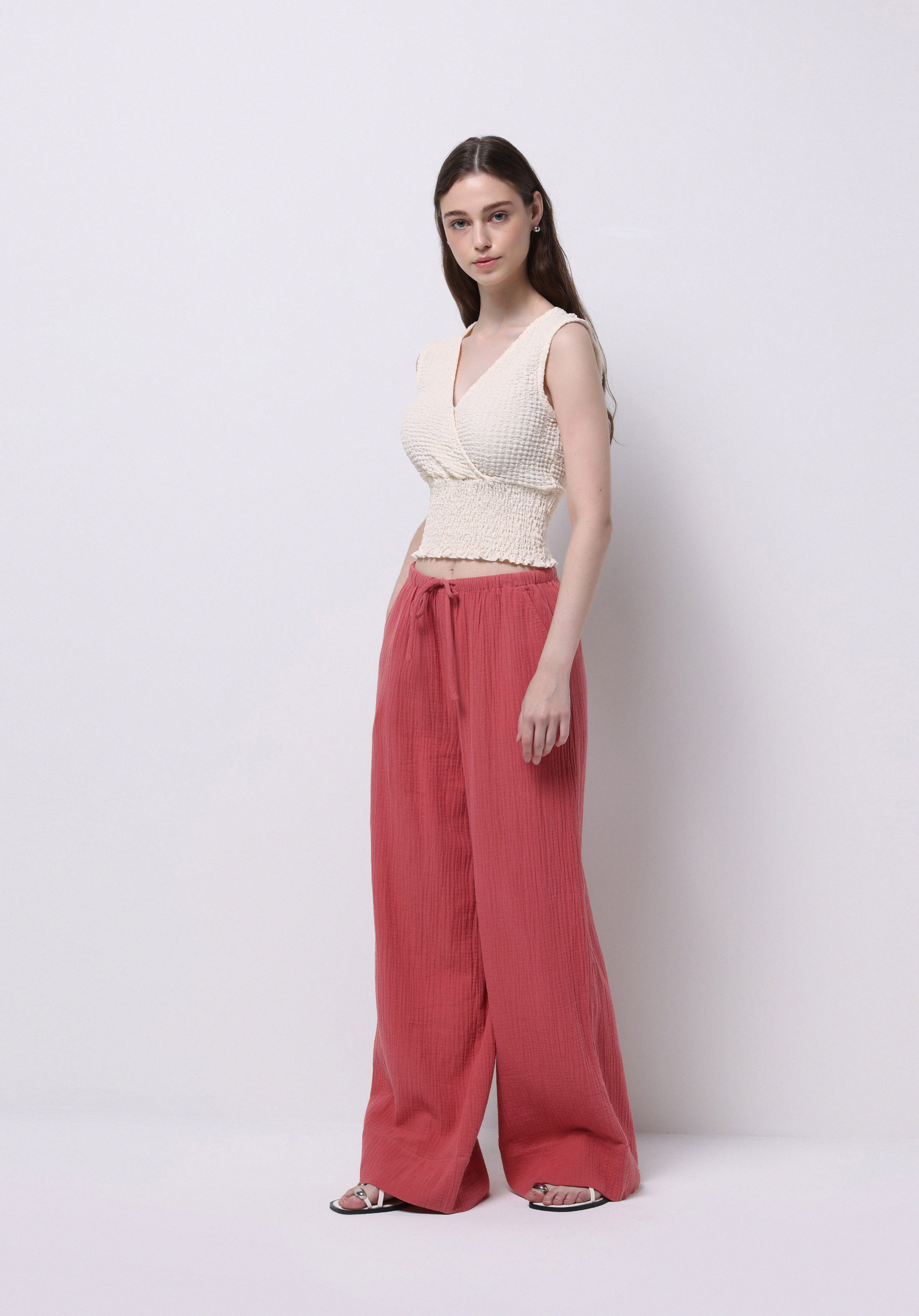 Afișați detalii pentru Pantaloni De Dama Roz Regular Fit  Cl1074661