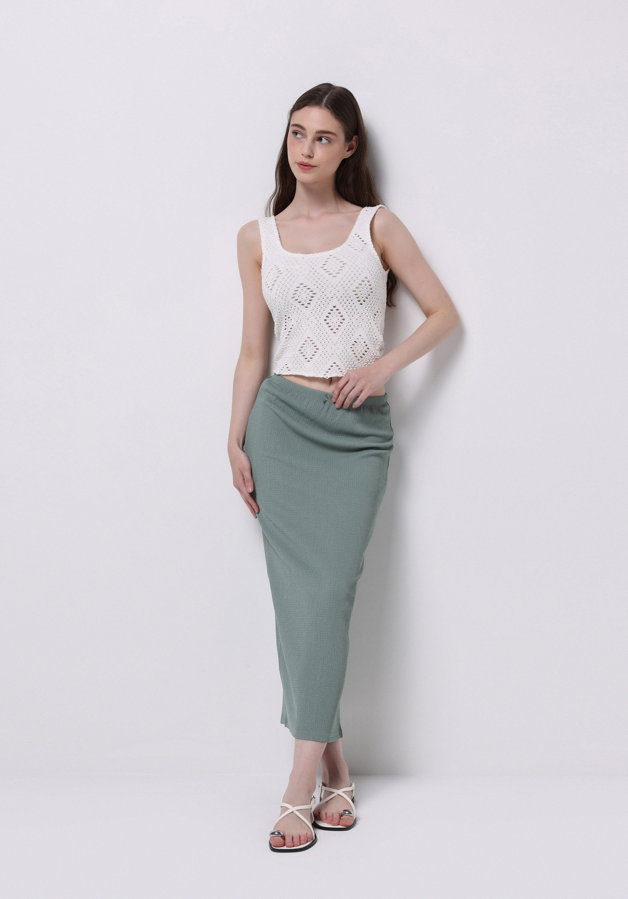 Afișați detalii pentru Fusta De Dama Verde Slim Fit  Cl1075023