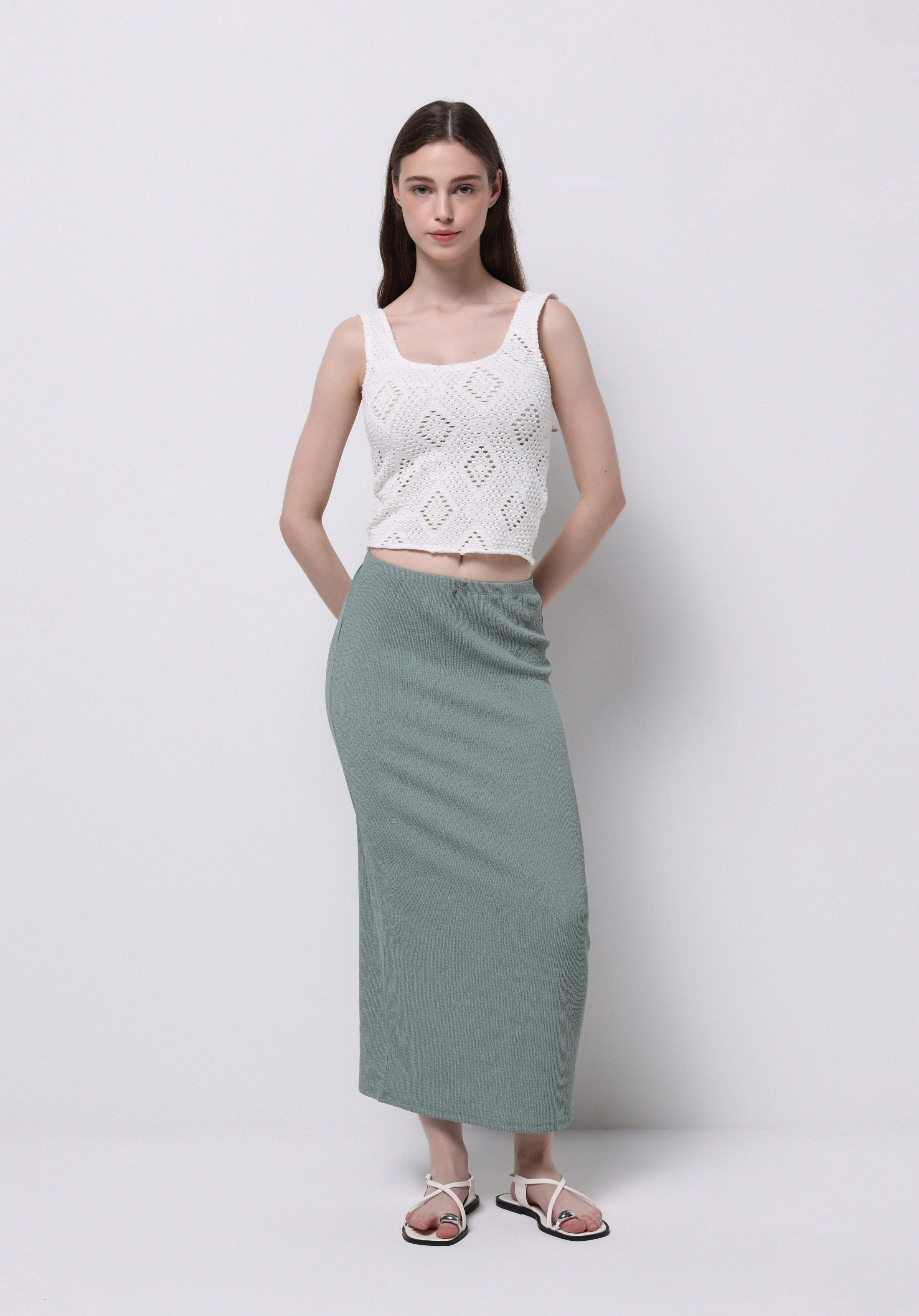 Afișați detalii pentru Fusta De Dama Verde Slim Fit  Cl1075023