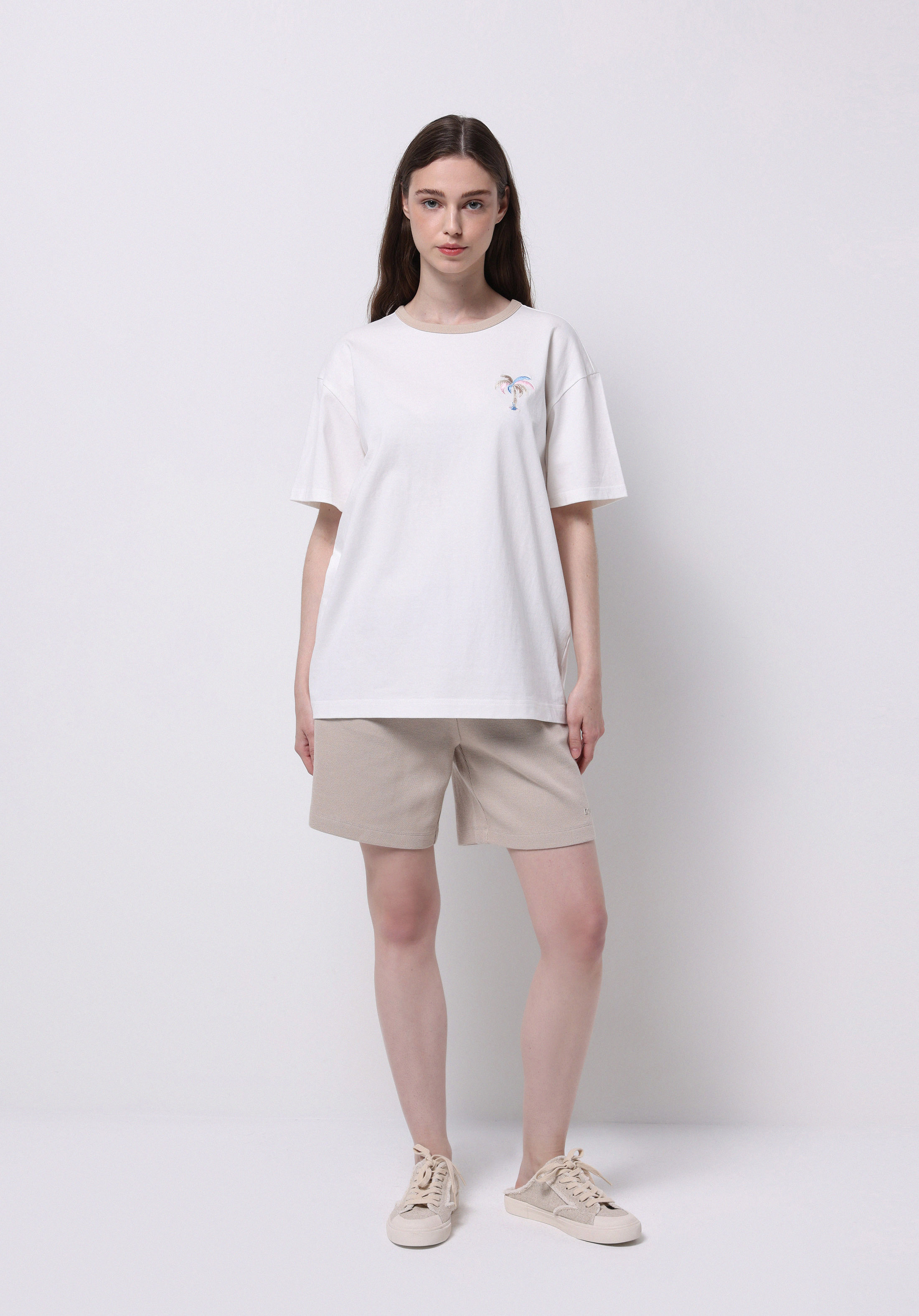 Afișați detalii pentru Short / Pantaloni Scurti De Dama Bej Regular Fit  Cl1075137