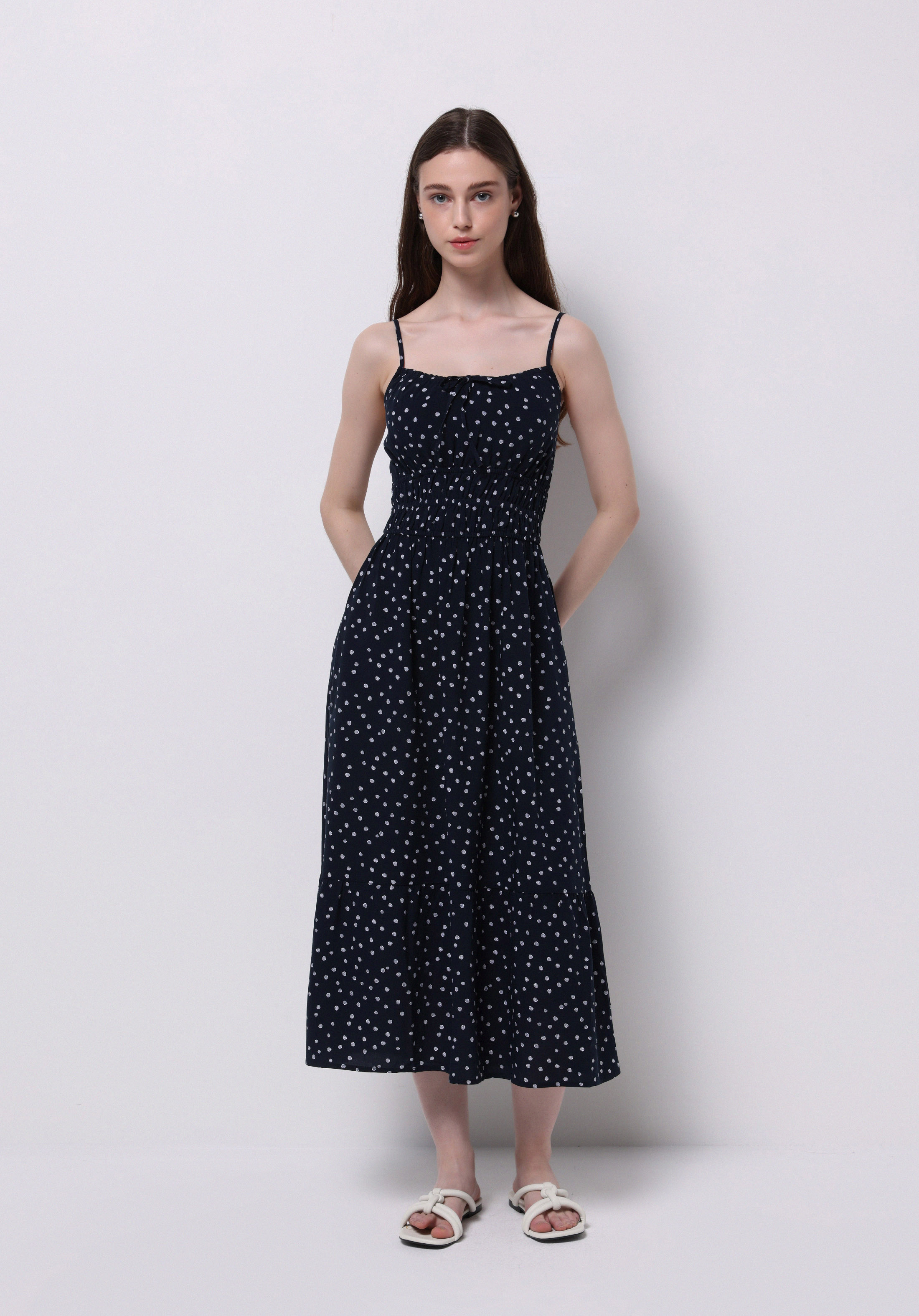 Afișați detalii pentru Rochie De Dama Albastru Marin Regular Fit  Cl1075218