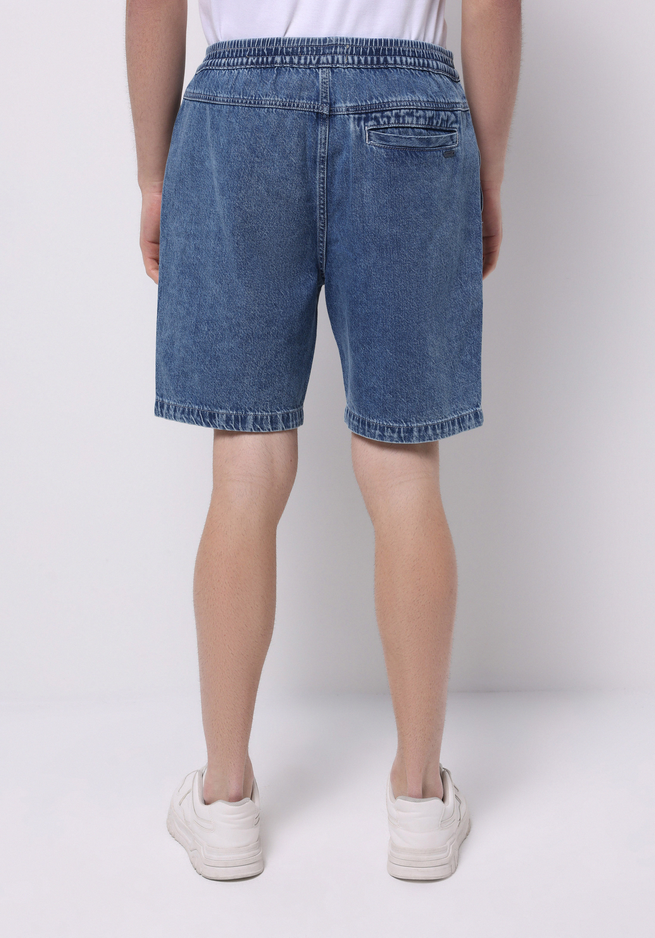 Afișați detalii pentru Regular Fit Talie Medie Drept Bărbați Indigo Jean Pantaloni Scurți