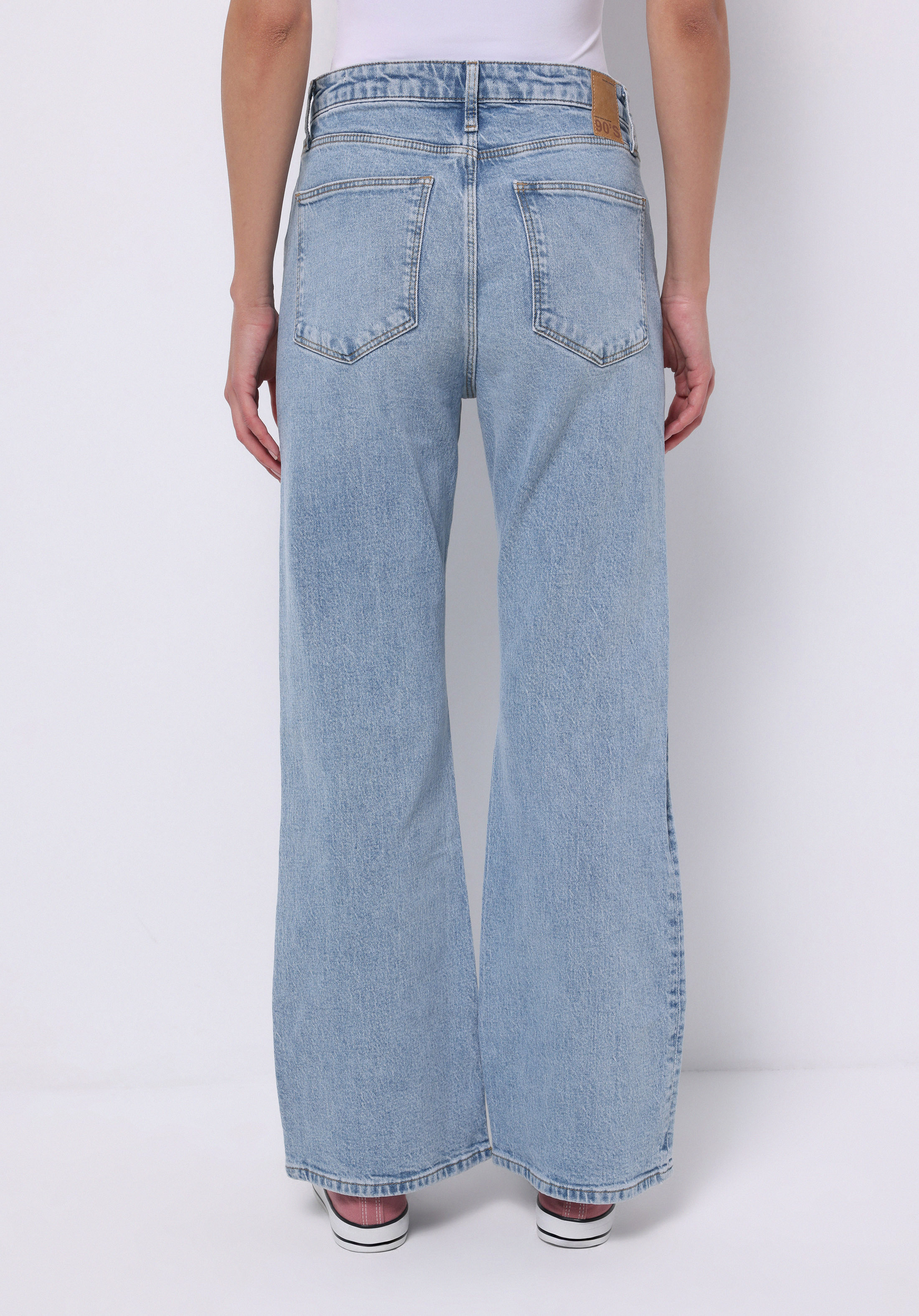 Afișați detalii pentru Pantaloni De Dama Albastru Regular Fit 791 Monica Cl1068783