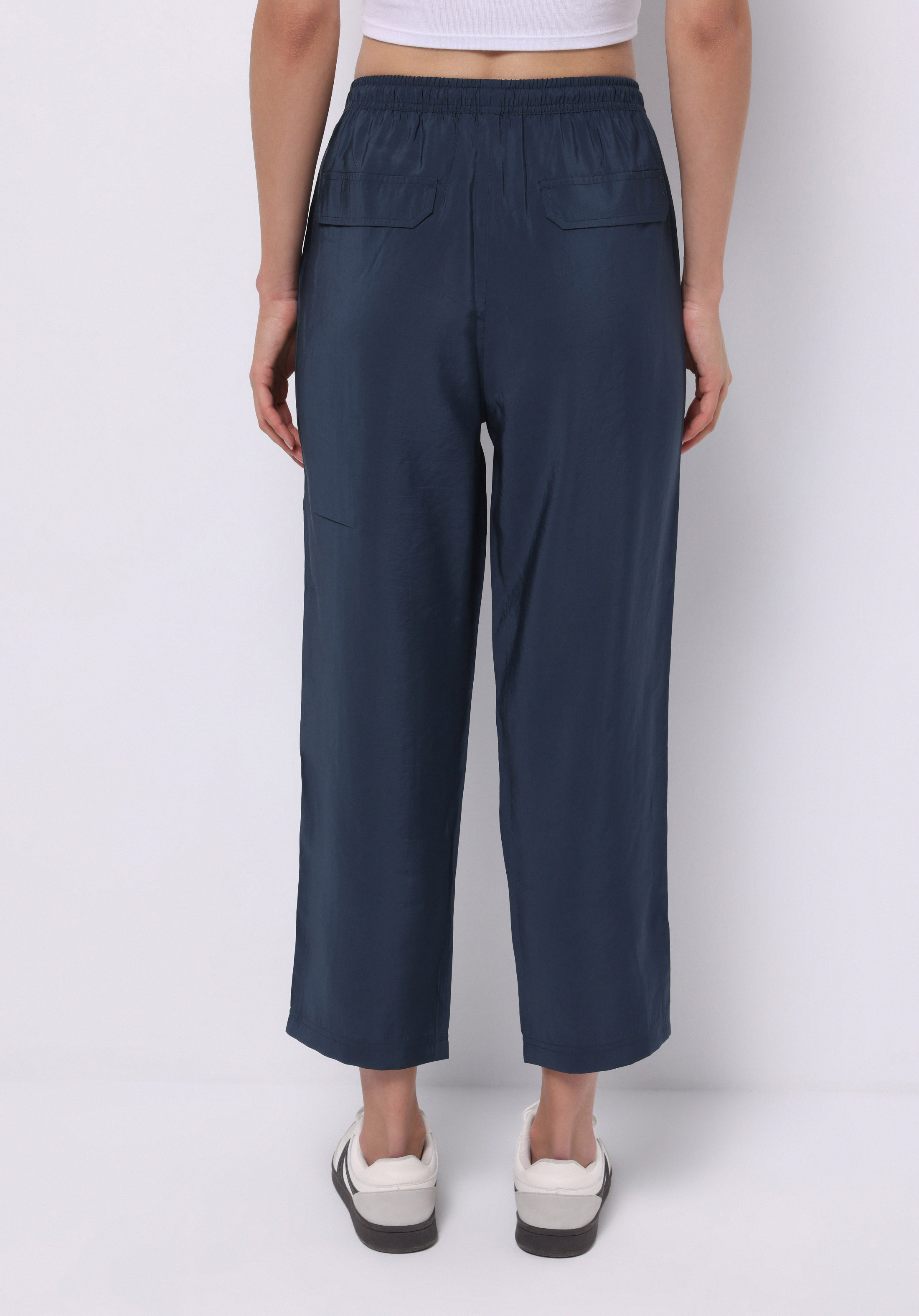 Afișați detalii pentru Pantaloni De Dama Albastru Marin Regular Fit  Cl1074663