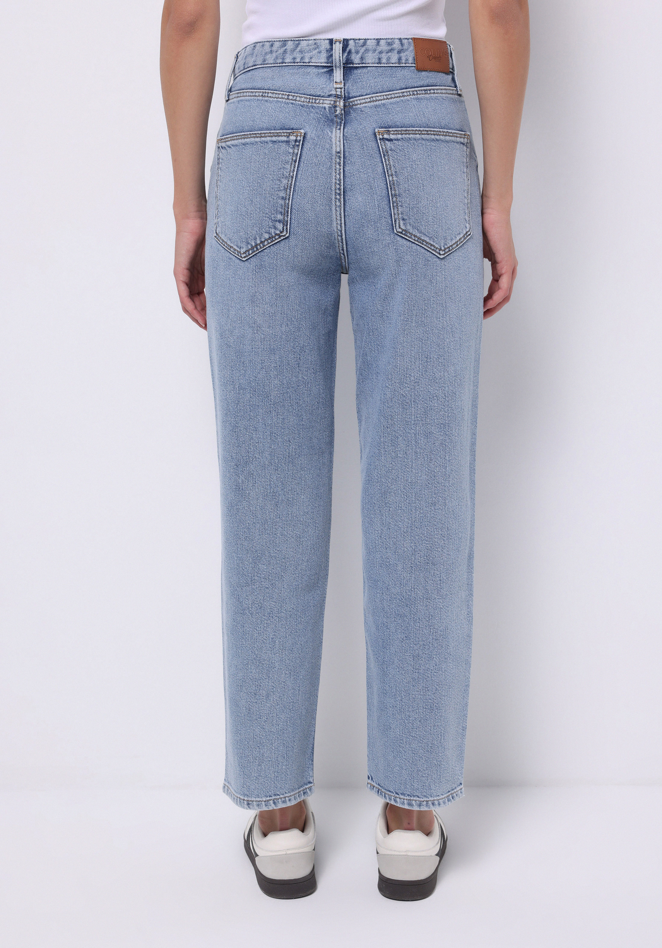 Afișați detalii pentru Pantaloni De Dama Albastru Straight Fit 884 Lauren Cl1074904