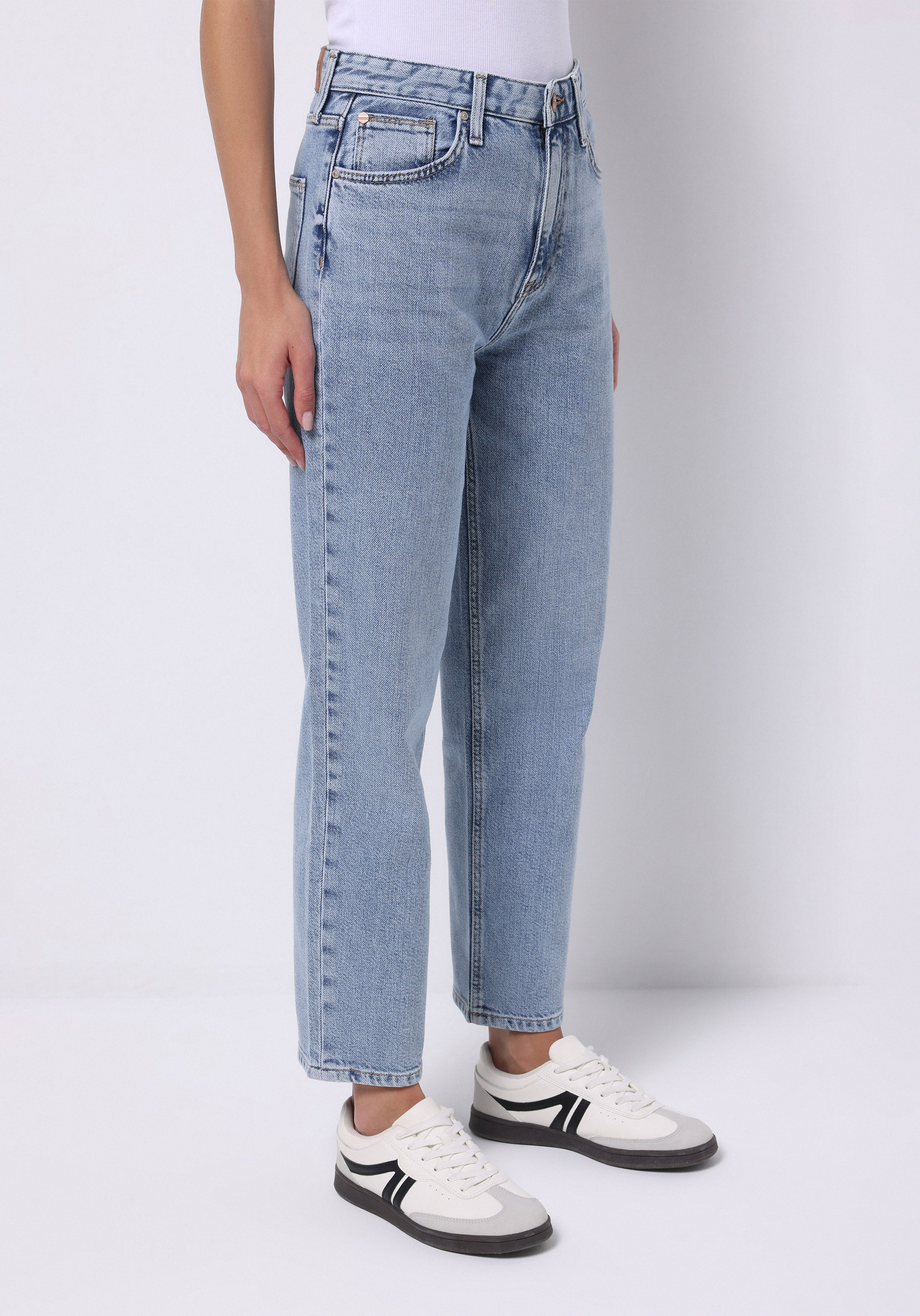 Afișați detalii pentru Pantaloni De Dama Albastru Straight Fit 884 Lauren Cl1074904