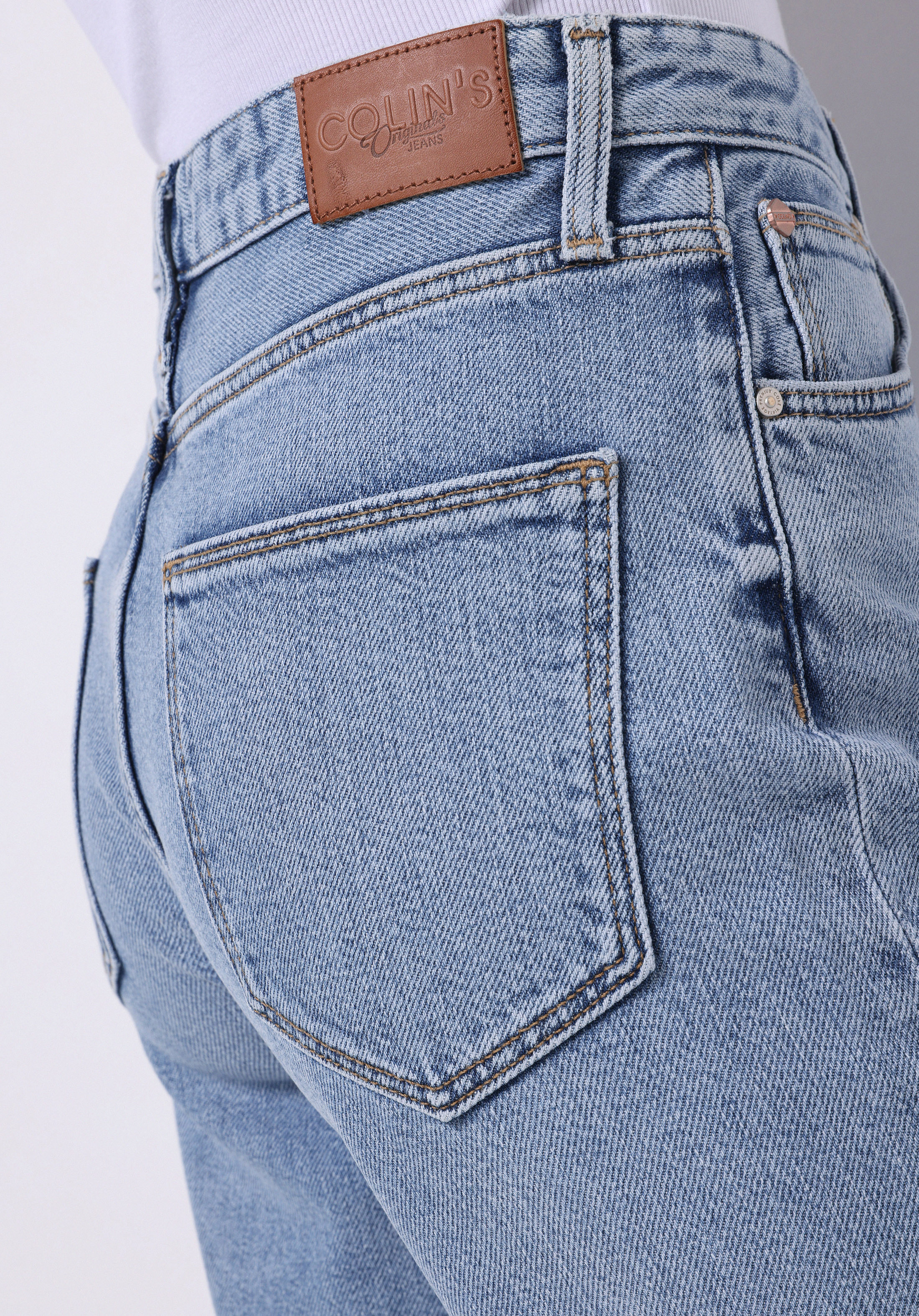 Afișați detalii pentru Pantaloni De Dama Albastru Straight Fit 884 Lauren Cl1074904