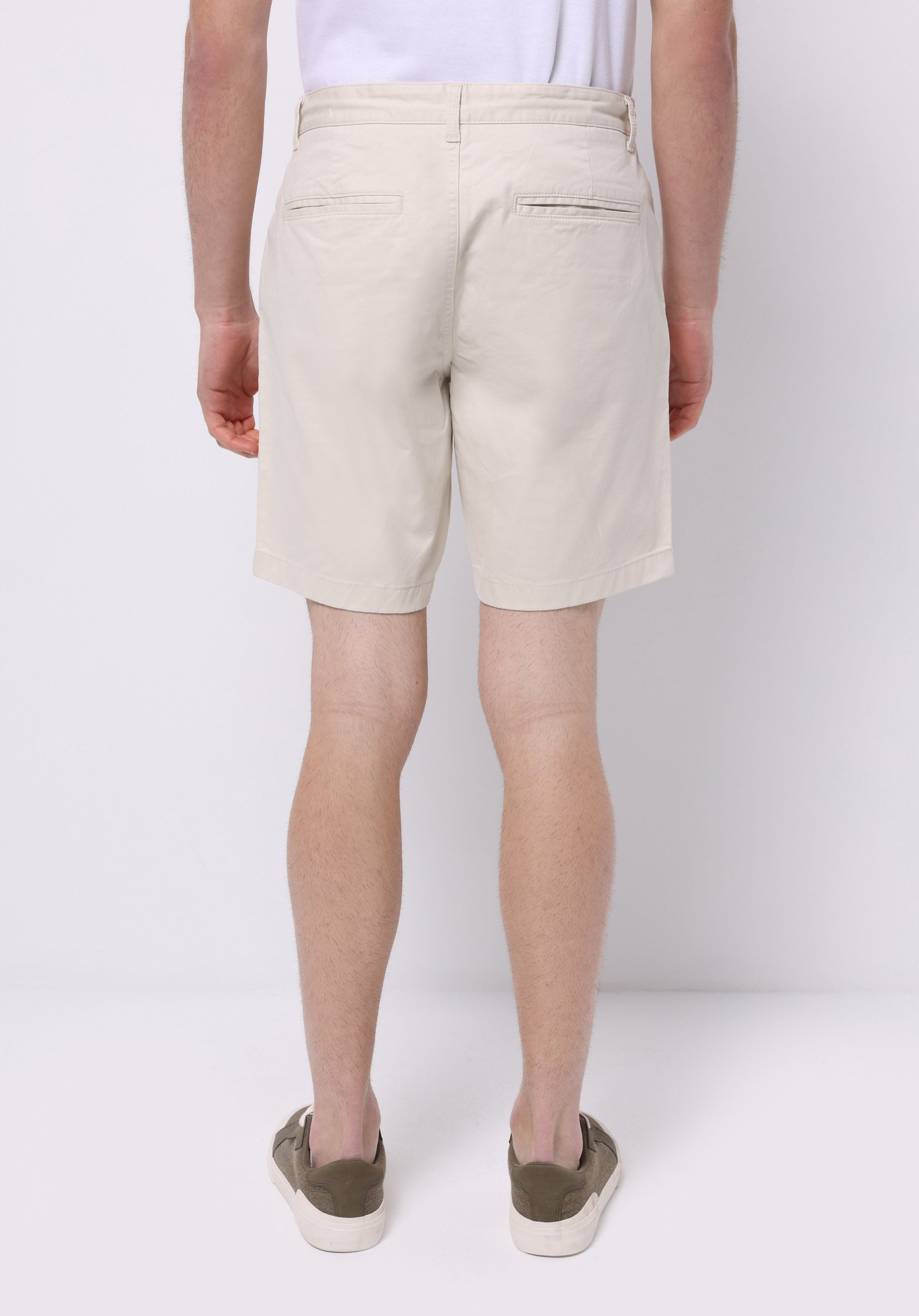 Afișați detalii pentru Short / Pantaloni Scurti De Barbati Alb Regular Fit  Cl1074574
