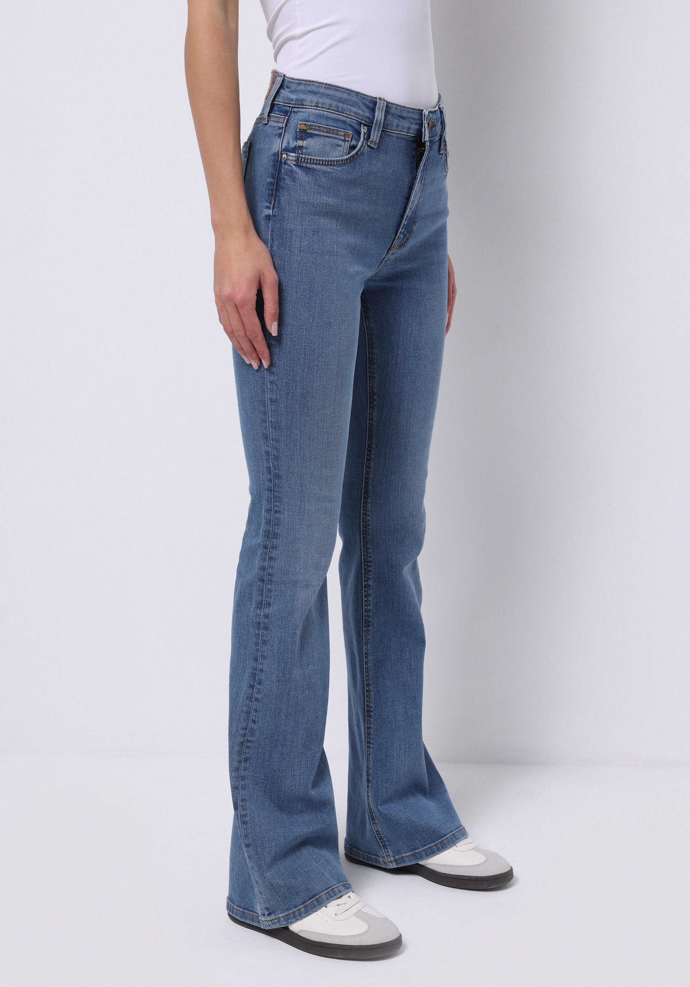 Afișați detalii pentru Pantaloni De Dama Albastru Slim Fit  Cl1073502