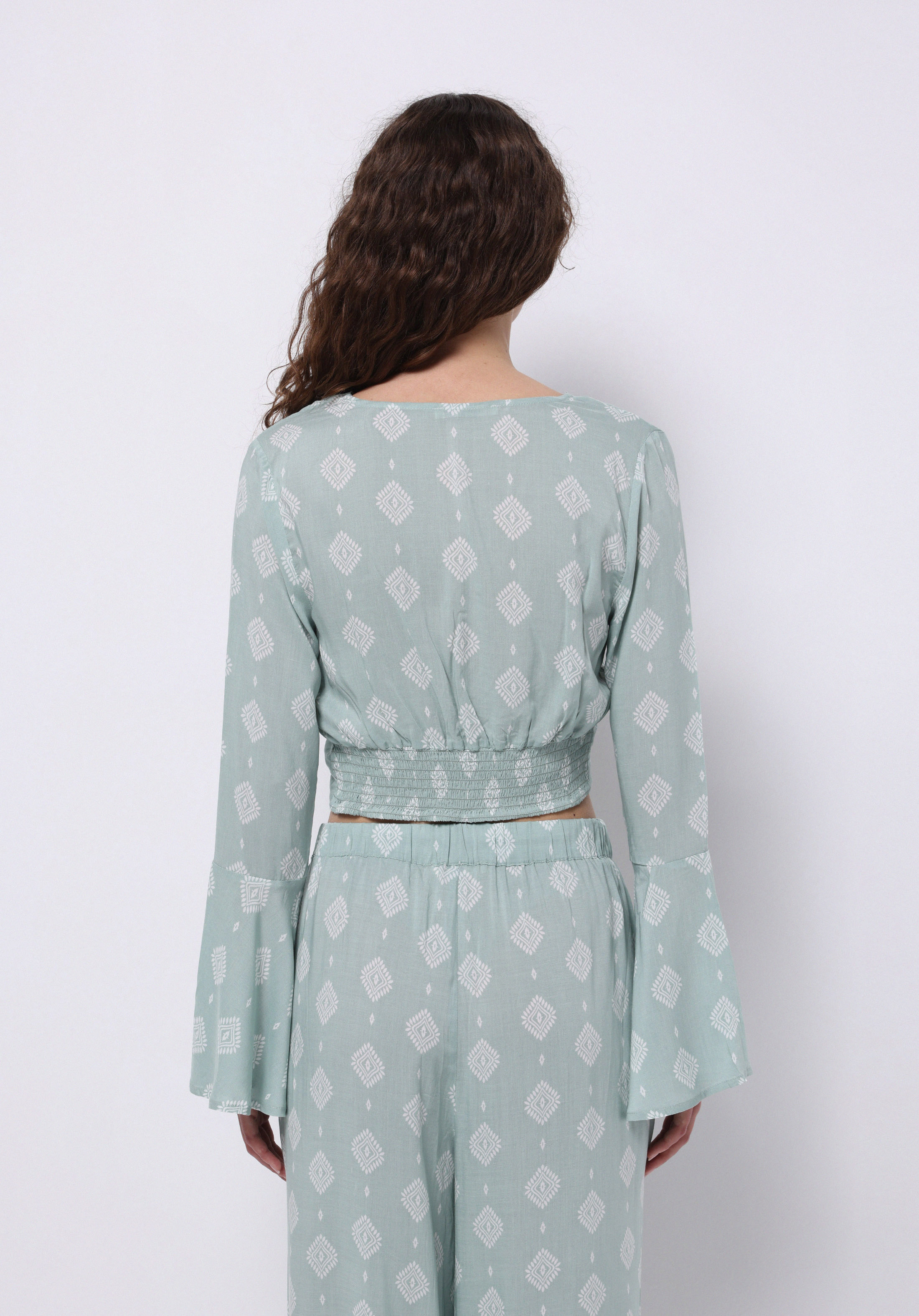 Afișați detalii pentru Bluza Cu Maneca Lunga De Dama Verde Slim Fit  Cl1074637