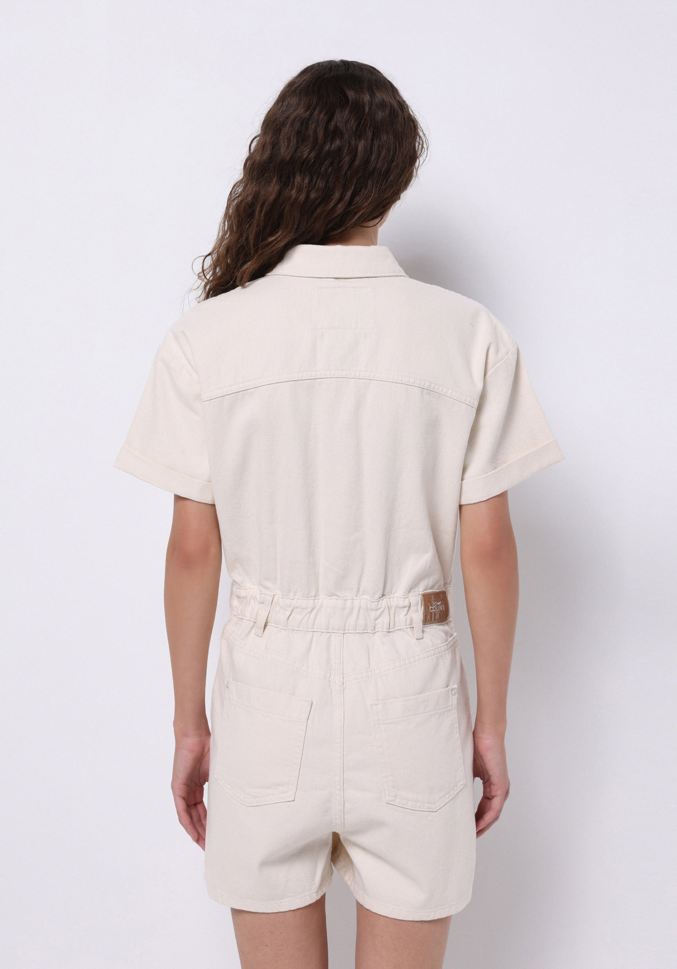Afișați detalii pentru Regular Fit Talie Înaltă Drept Pantaloni Scurți De Jean Naturali Pentru Femei
