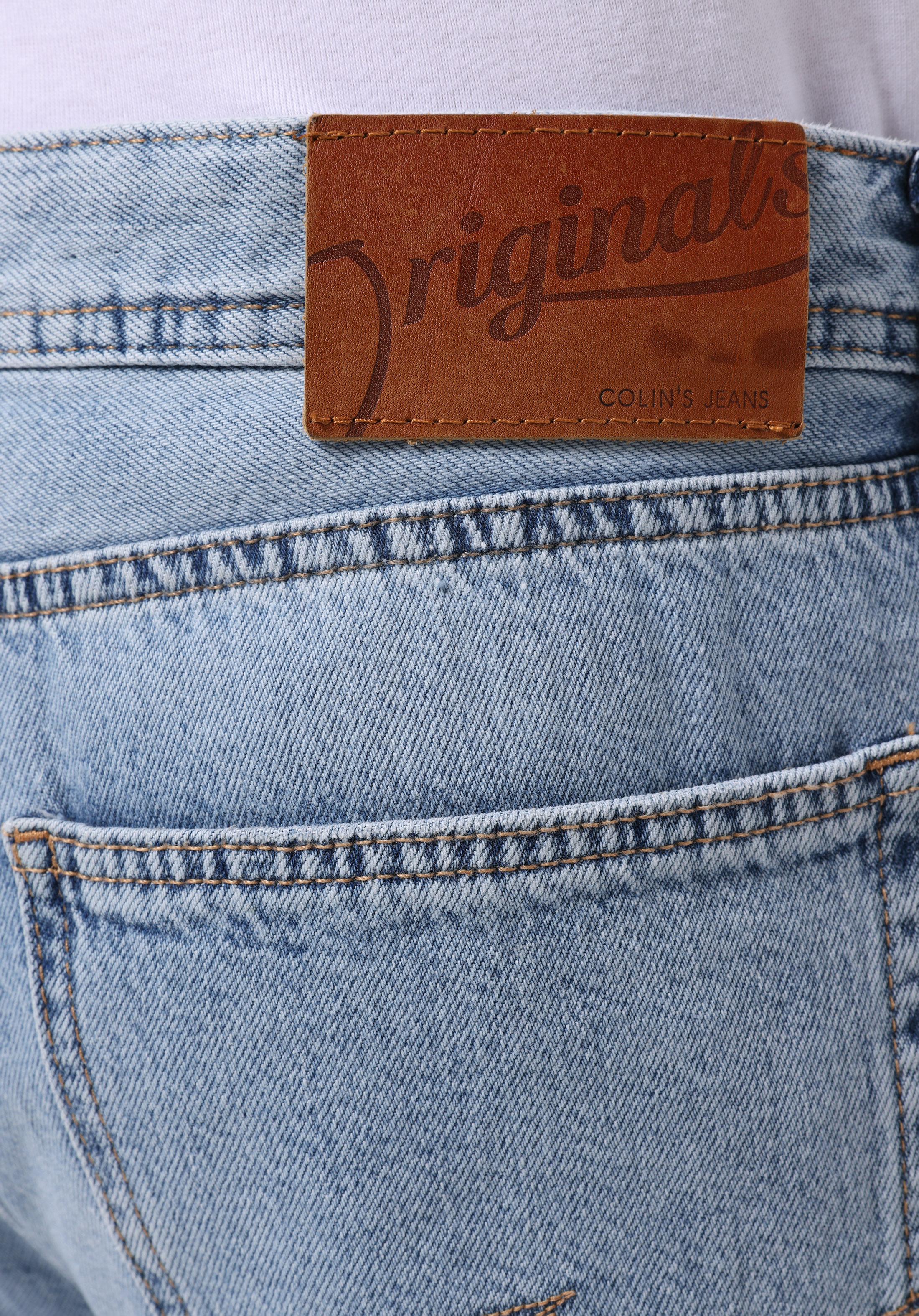Afișați detalii pentru Regular Fit Talie Medie Drept Bărbați Indigo Jean Pantaloni Scurți