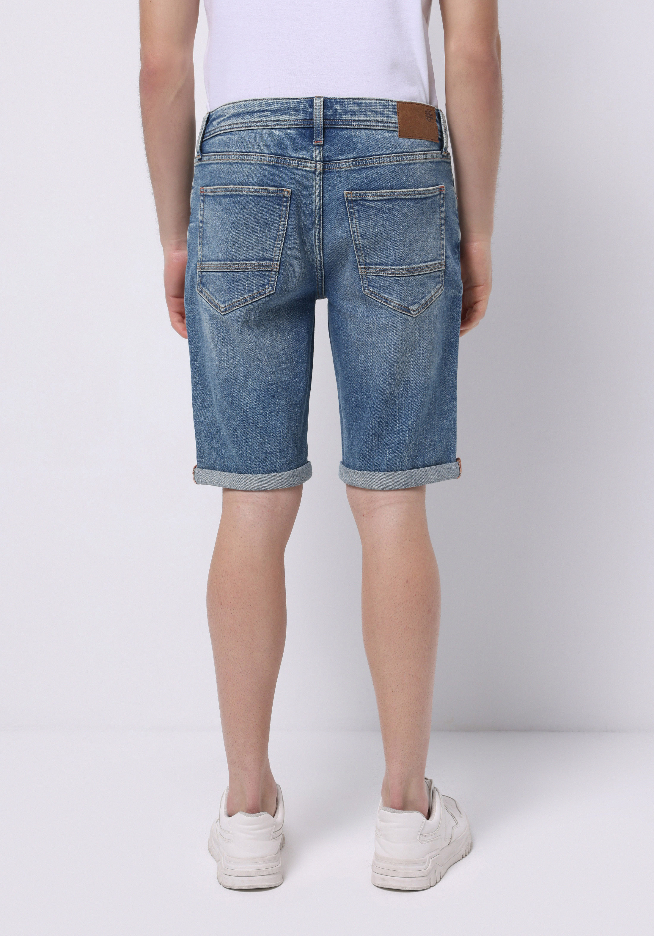 Afișați detalii pentru Short / Pantaloni Scurti De Barbati Denim Straight Fit  Cl1074439