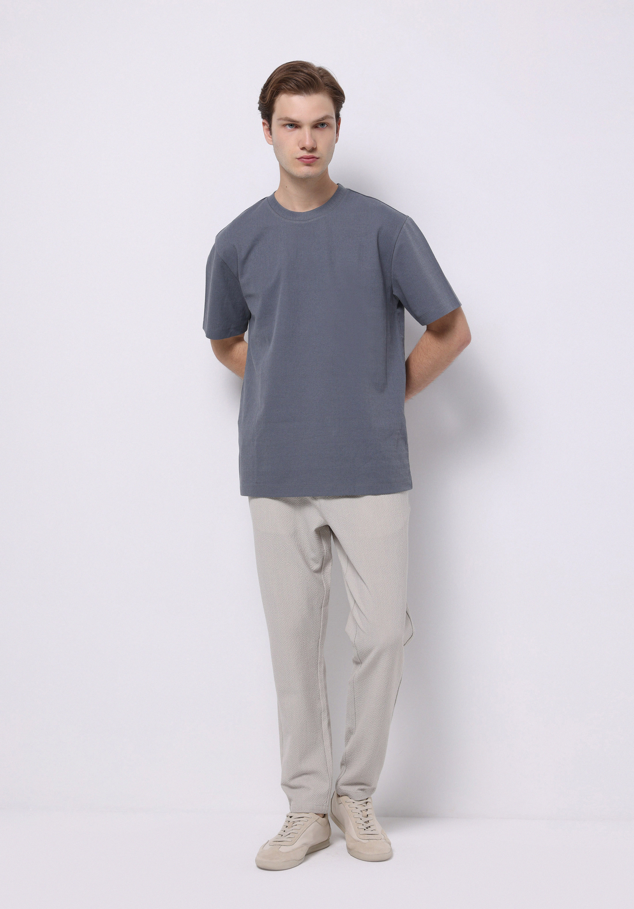 Afișați detalii pentru Pantaloni De Barbati Bej Slim Fit  Cl1074475