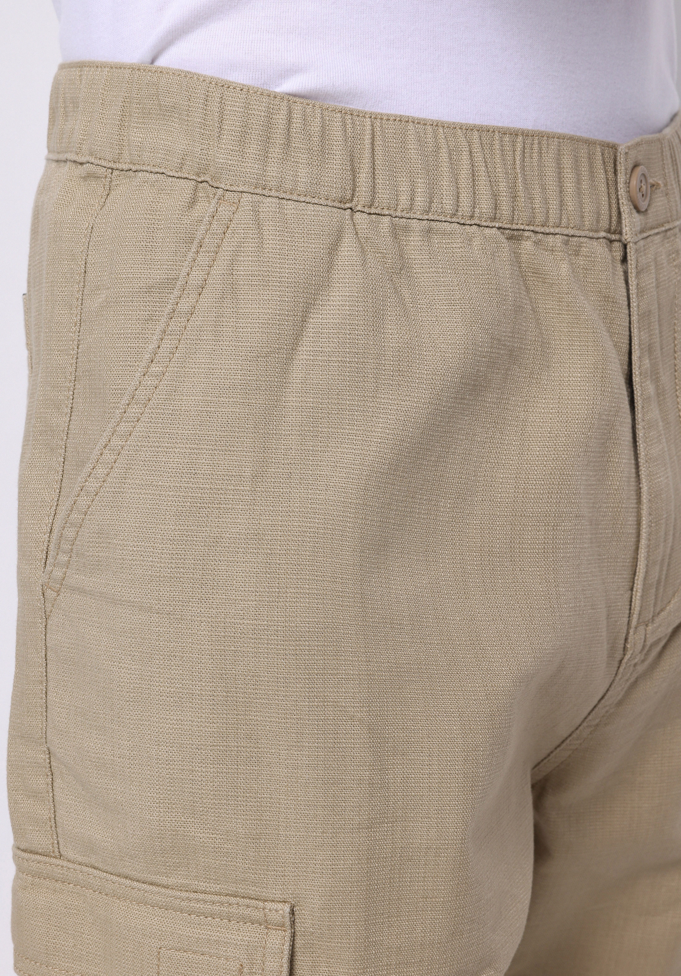 Afișați detalii pentru Short / Pantaloni Scurti De Barbati Bej Regular Fit  Cl1074525