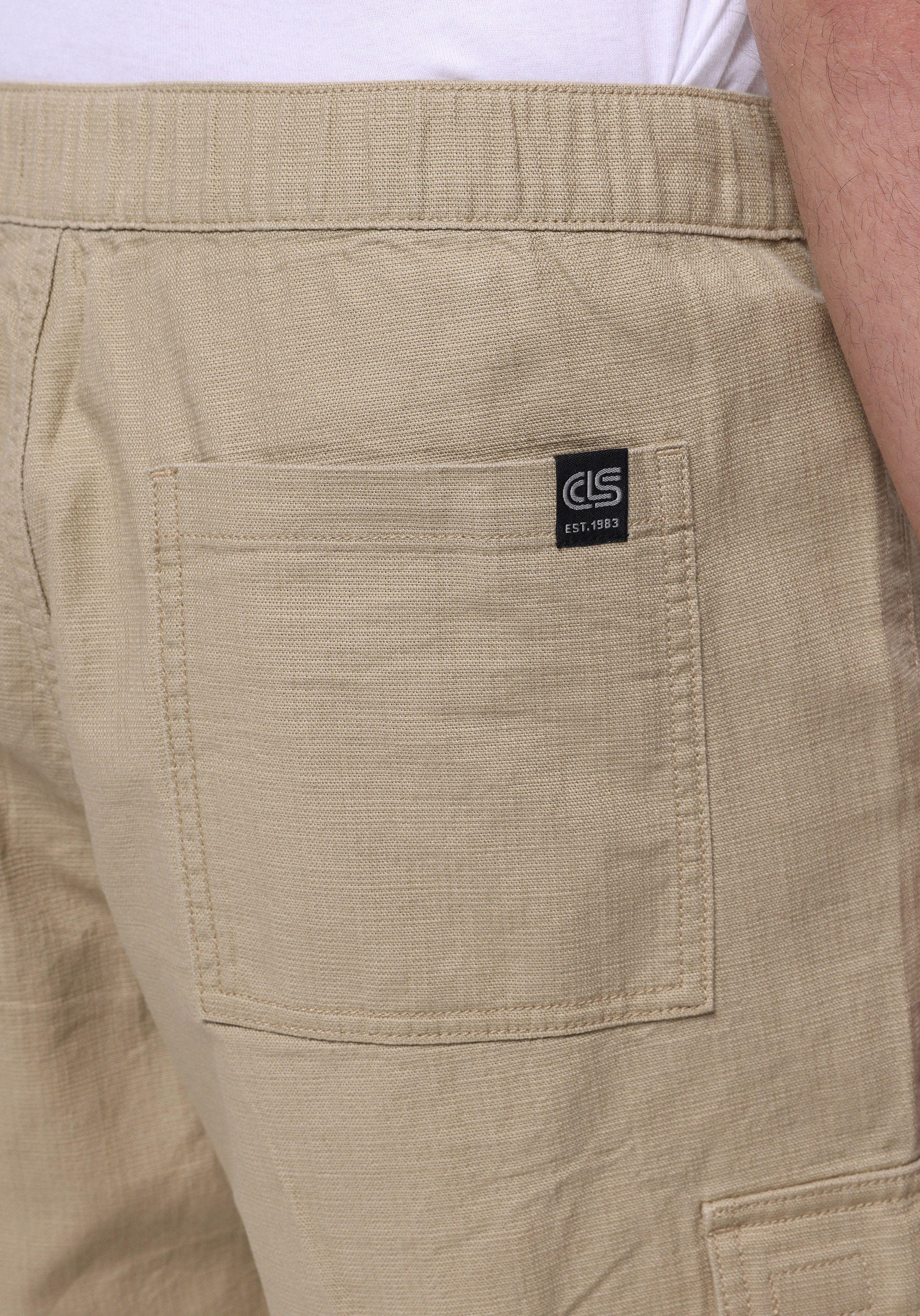 Afișați detalii pentru Short / Pantaloni Scurti De Barbati Bej Regular Fit  Cl1074525