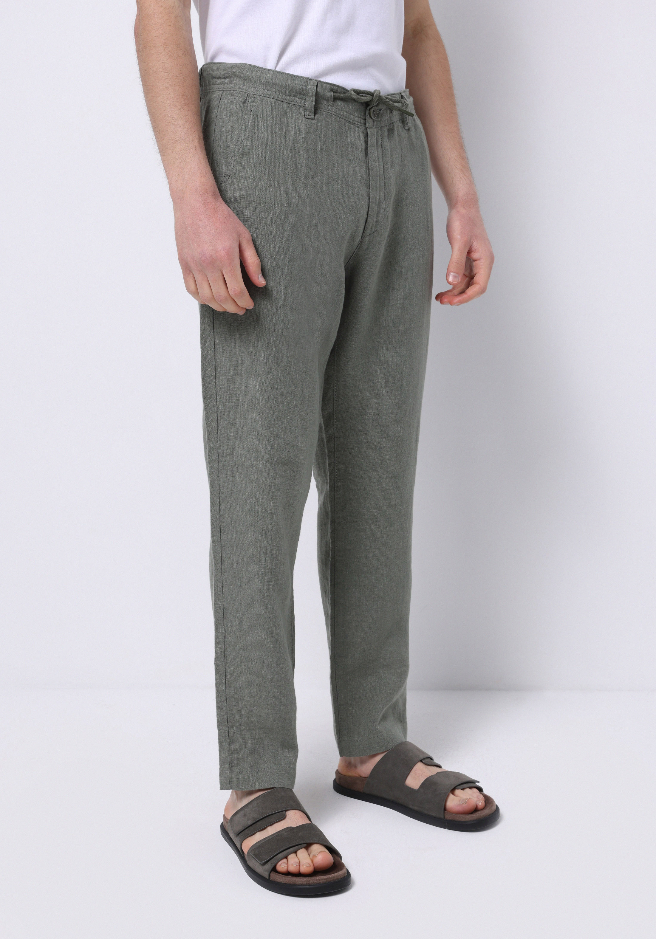 Afișați detalii pentru Pantaloni De Barbati Kaki Regular Fit  Cl1074563