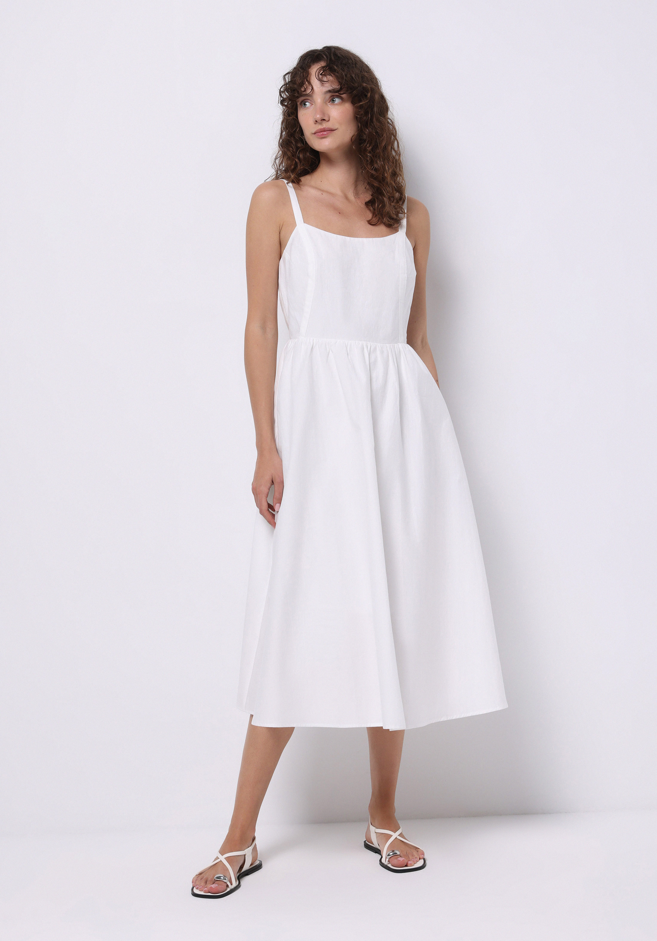 Afișați detalii pentru Rochie De Dama Alb Regular Fit  Cl1074680