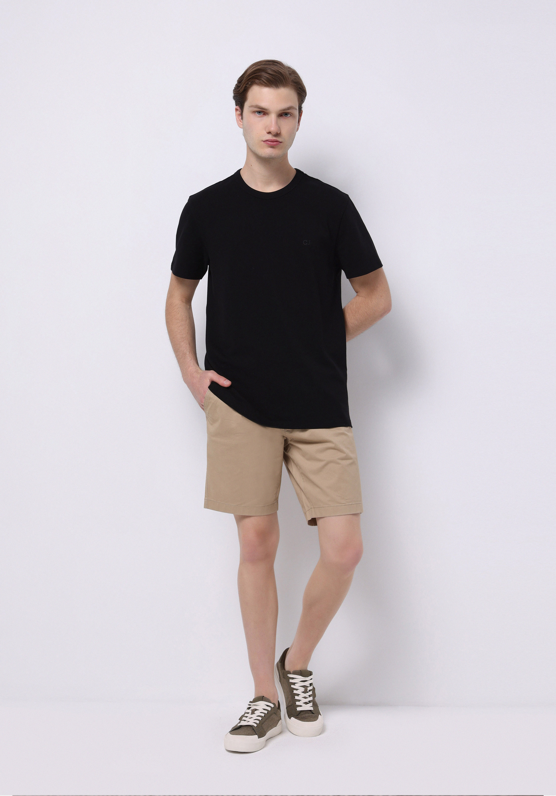 Afișați detalii pentru Short / Pantaloni Scurti De Barbati Maro Regular Fit  Cl1074574