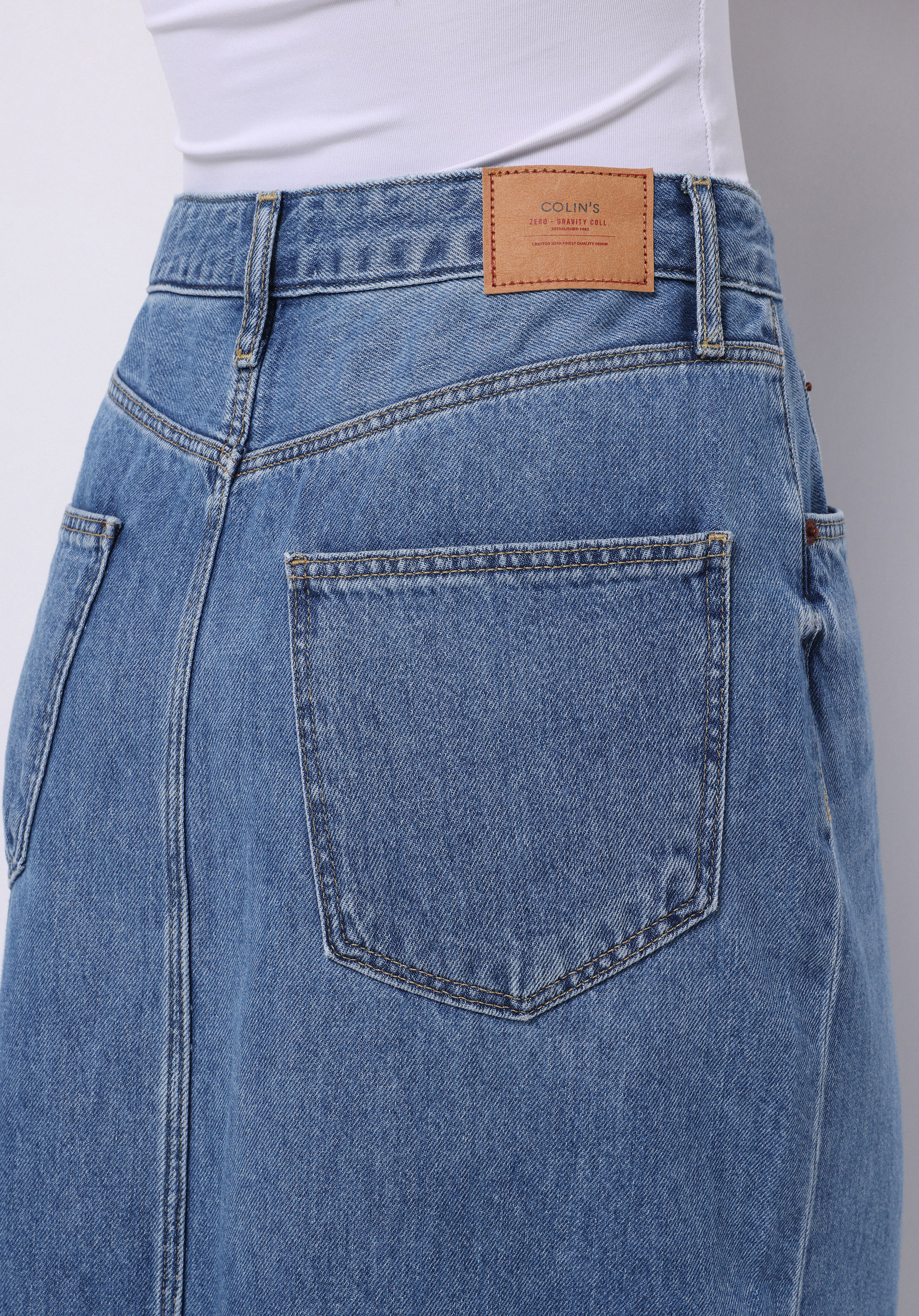 Afișați detalii pentru Fusta De Dama Albastru Slim Fit  Cl1075299