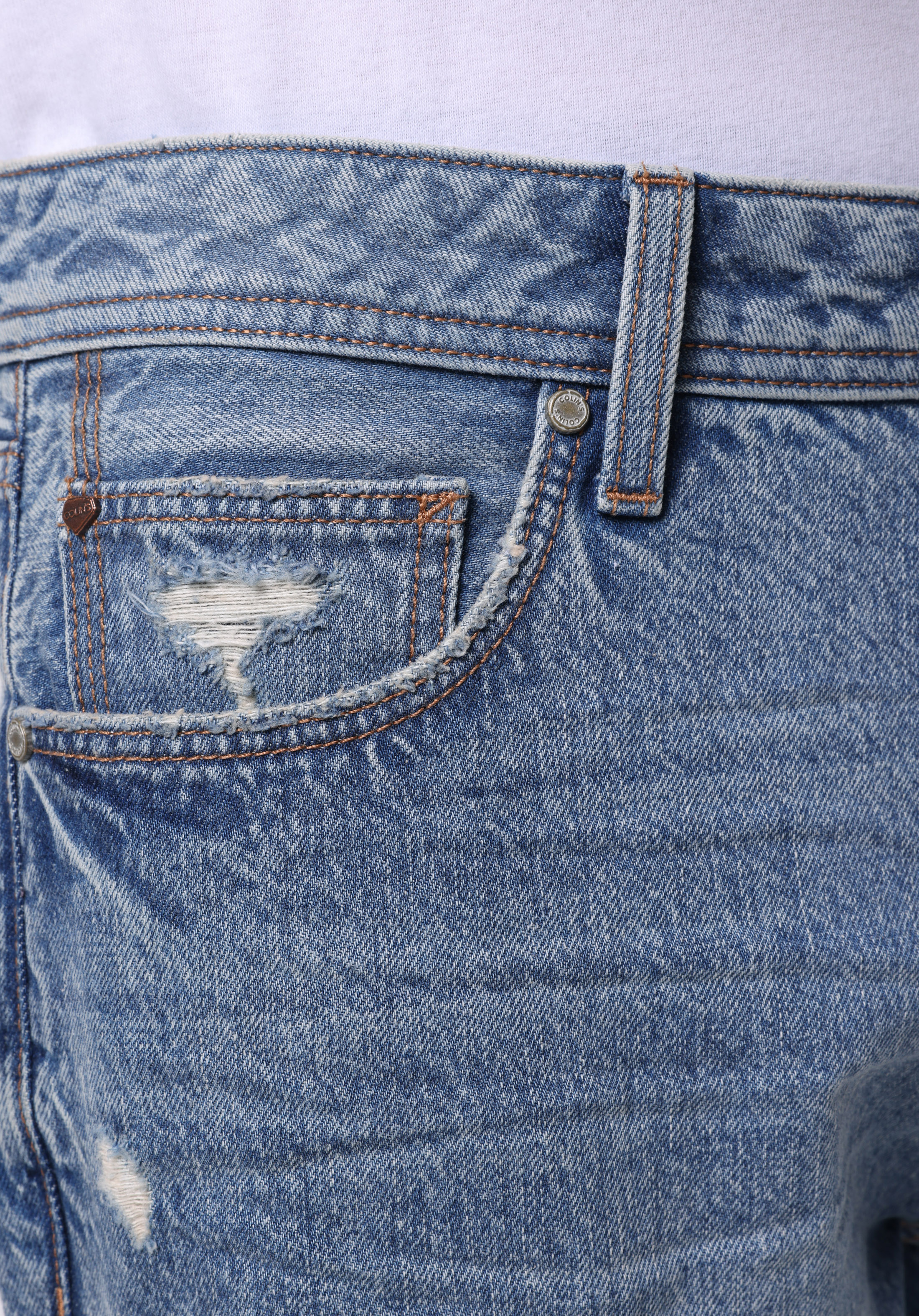 Afișați detalii pentru Short / Pantaloni Scurti De Barbati Denim Regular Fit  Cl1073801