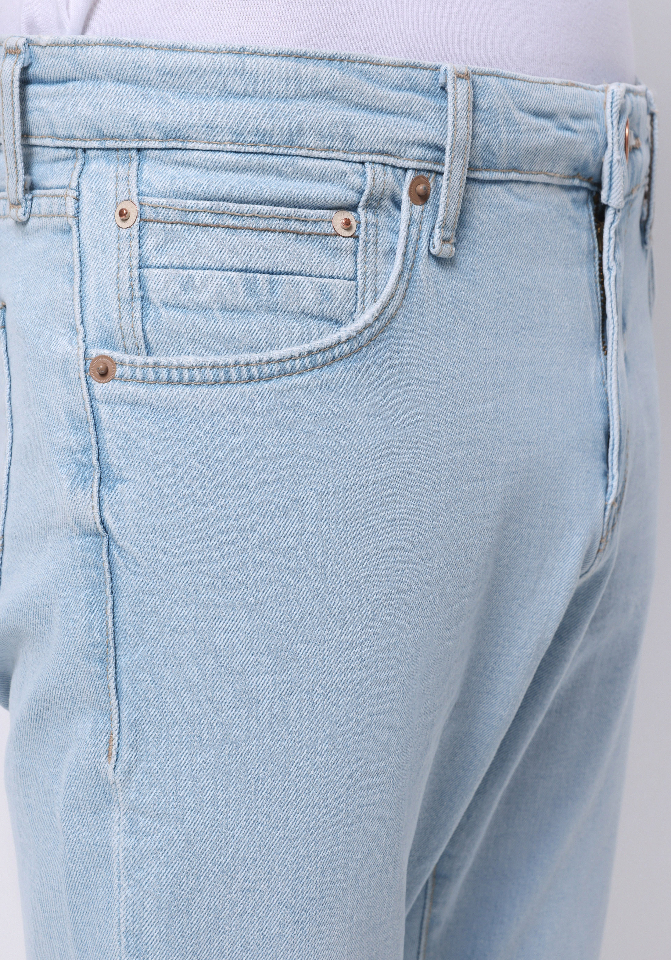 Afișați detalii pentru Blugi Slim Fit Indigo Pentru Bărbați