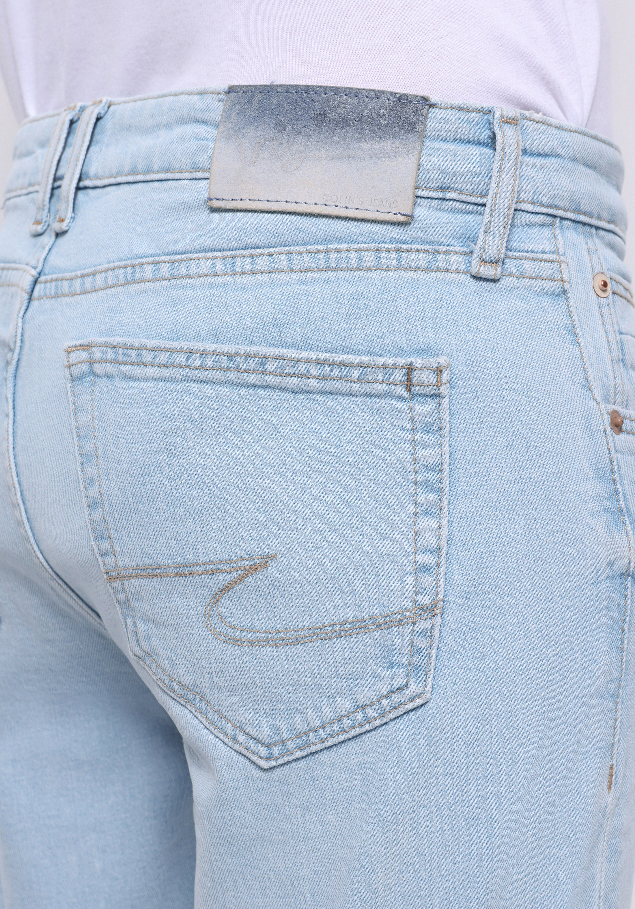 Afișați detalii pentru Blugi Slim Fit Indigo Pentru Bărbați