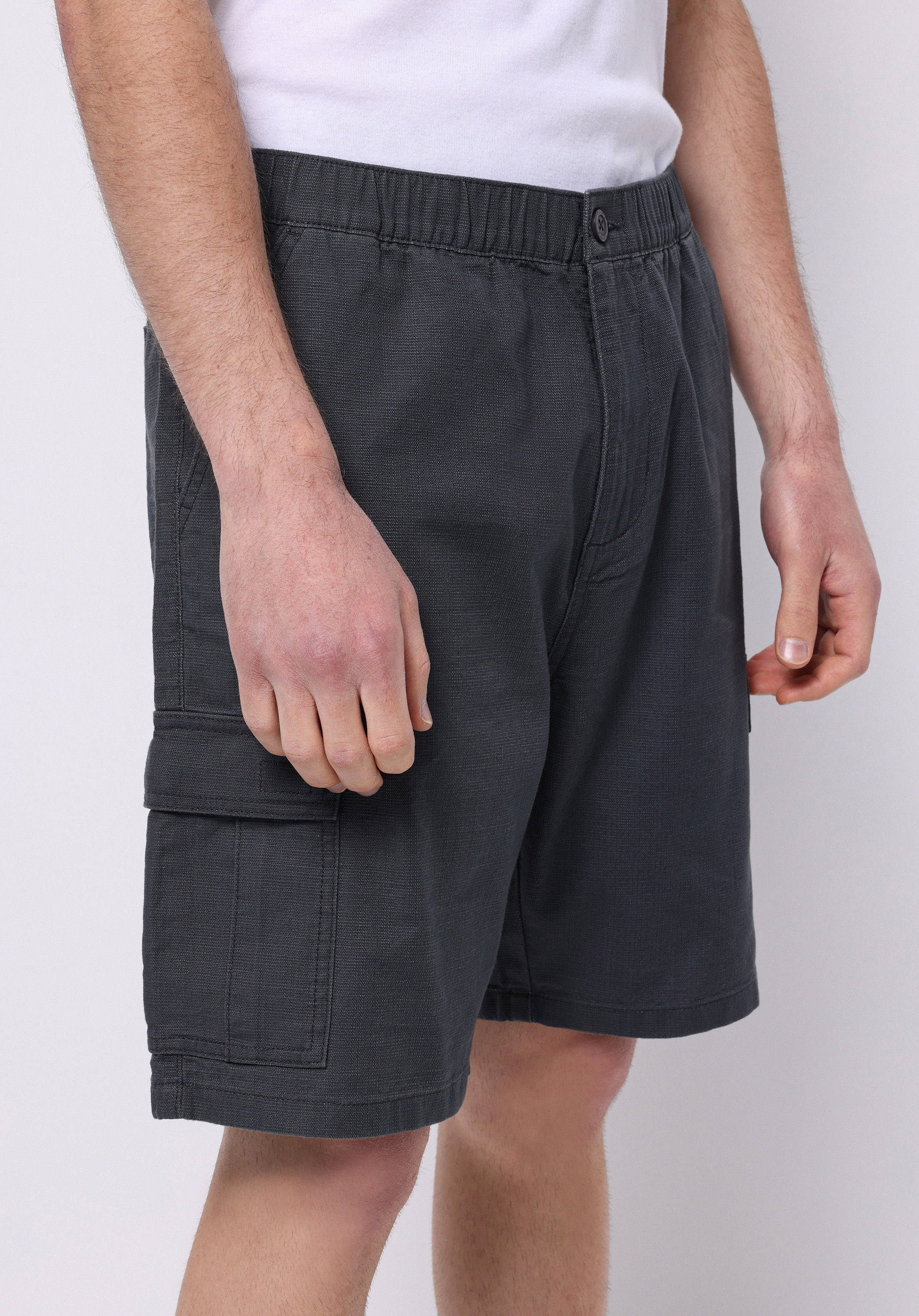 Afișați detalii pentru Short / Pantaloni Scurti De Barbati Antracit Regular Fit  Cl1074525