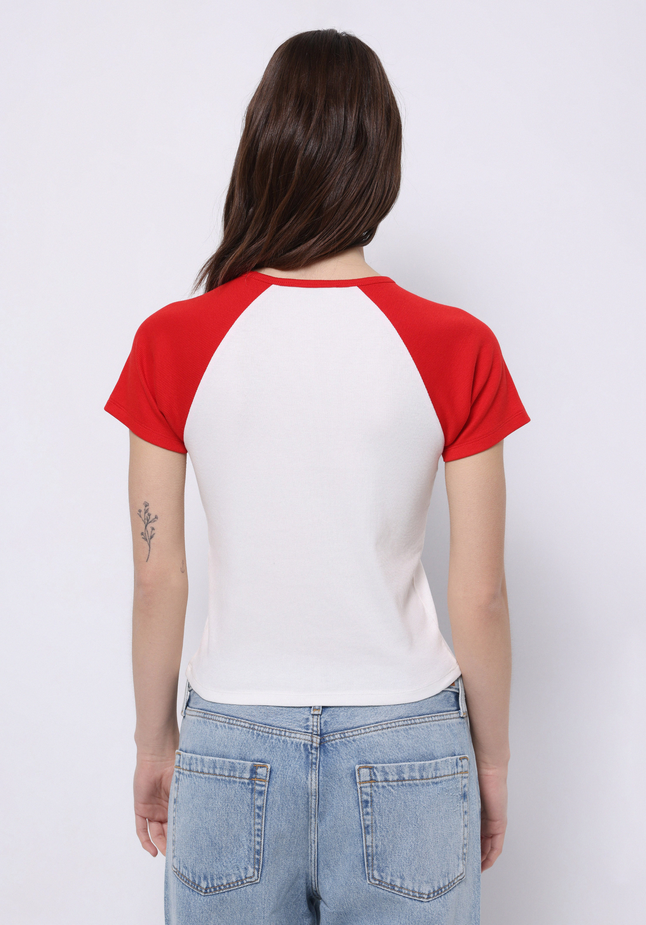 Afișați detalii pentru Tricou Cu Maneca Scurta De Dama Alb Slim Fit  Cl1074327