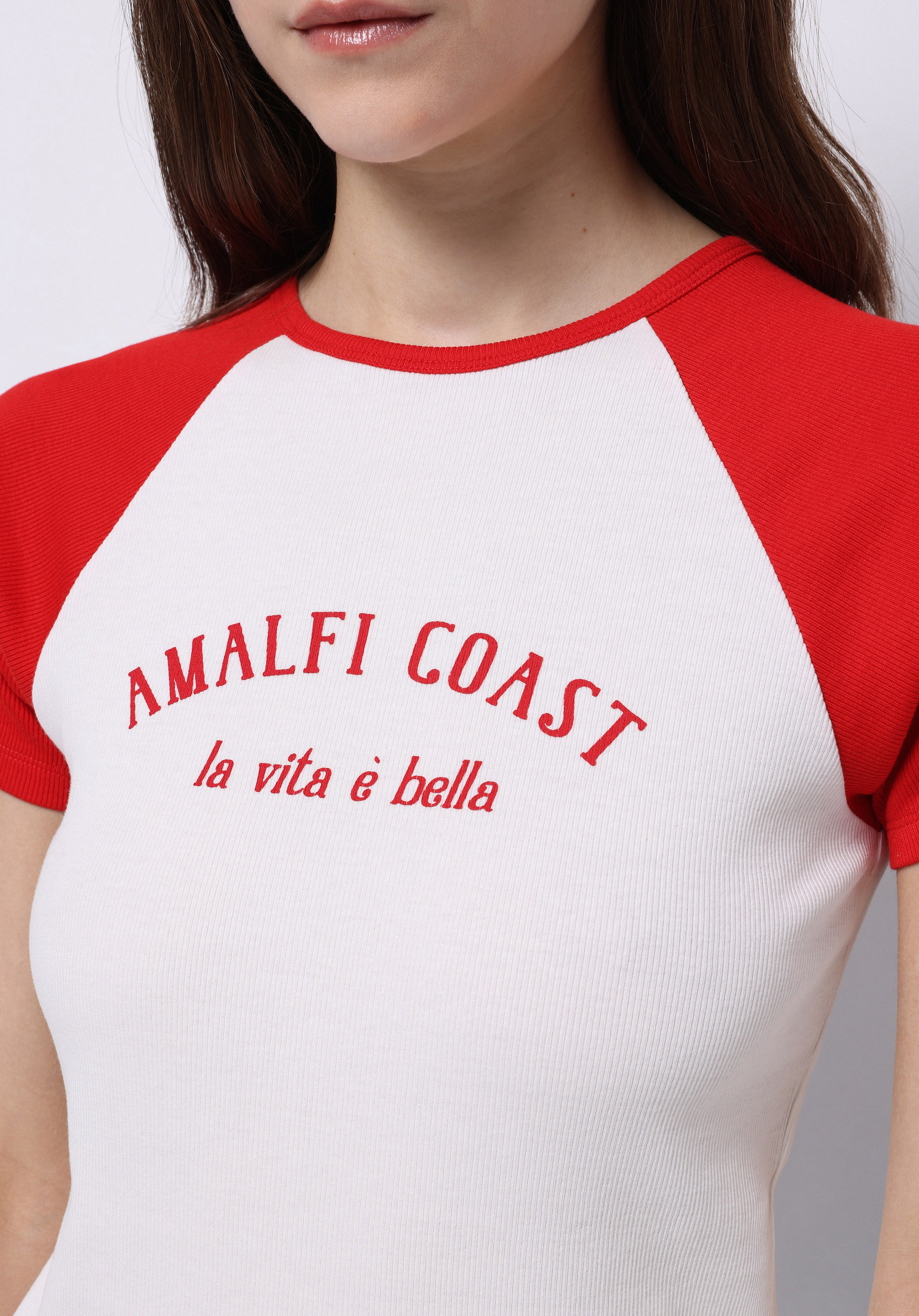 Afișați detalii pentru Tricou Cu Maneca Scurta De Dama Alb Slim Fit  Cl1074327