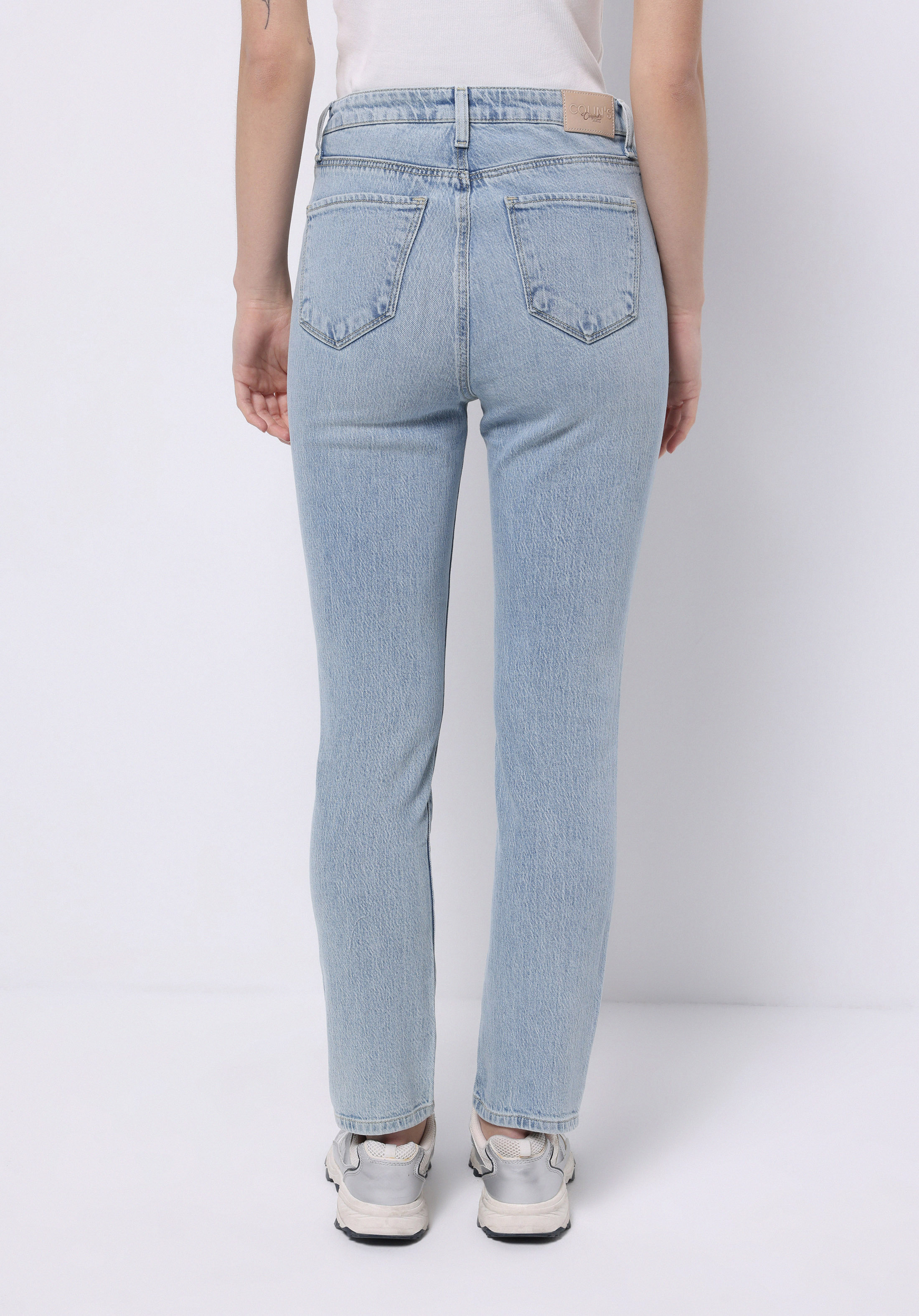 Afișați detalii pentru Pantaloni De Dama Denim Slim Fit 703 Carla Cl1074856