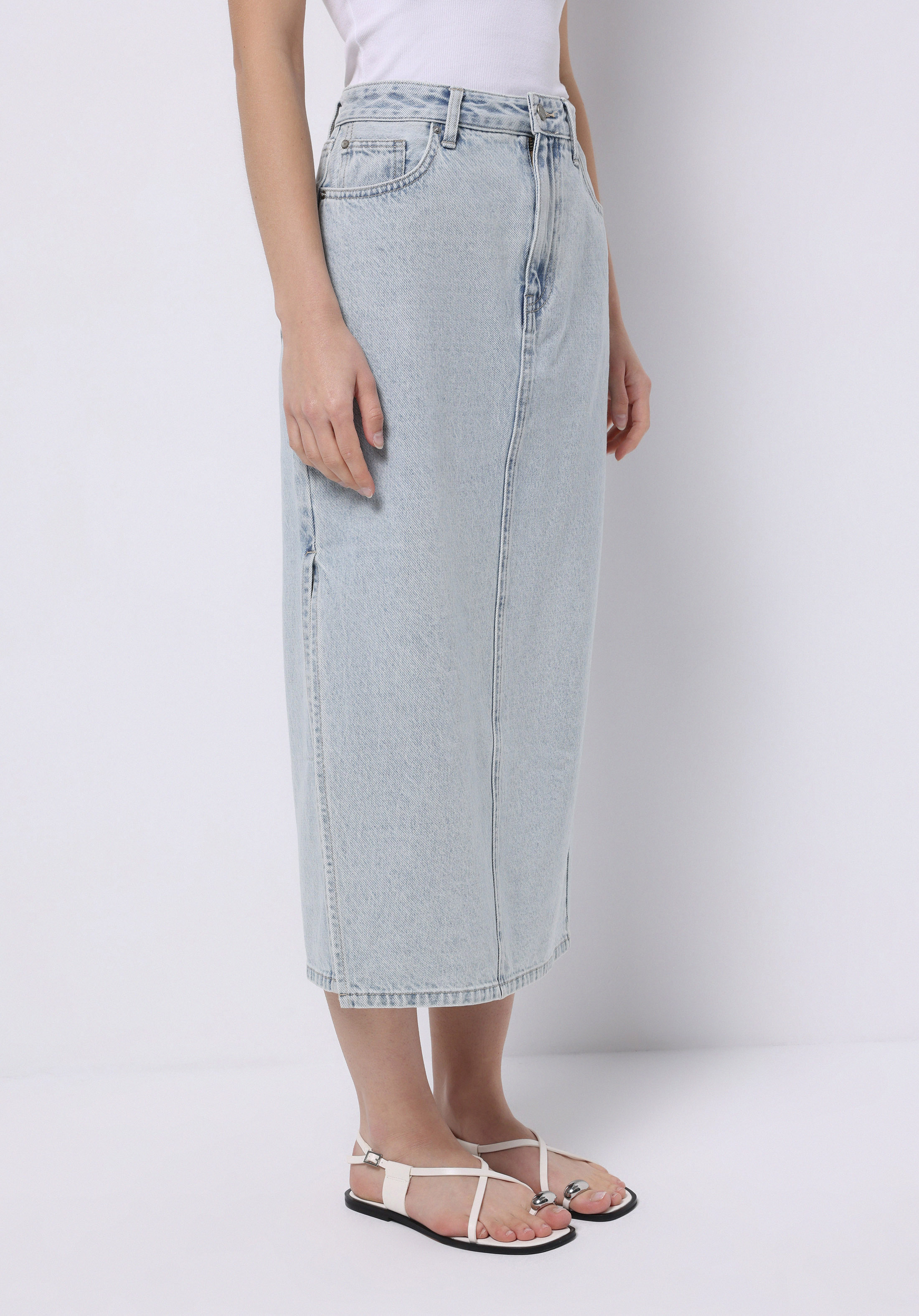 Afișați detalii pentru Fusta De Dama Albastru Slim Fit  Cl1075303