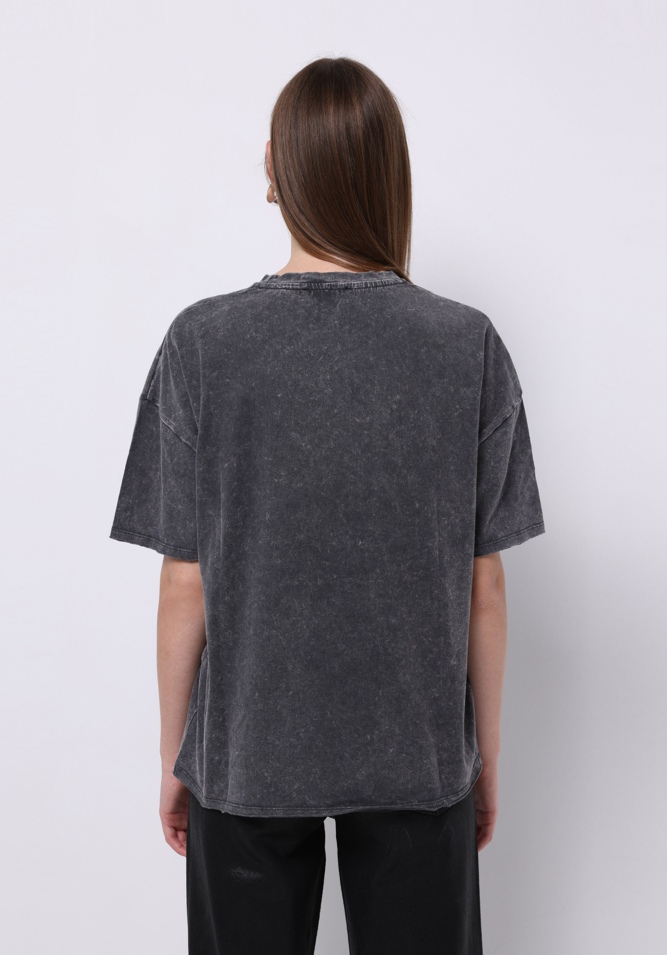 Afișați detalii pentru Tricou Cu Maneca Scurta De Dama Antracit Regular Fit  Cl1075471