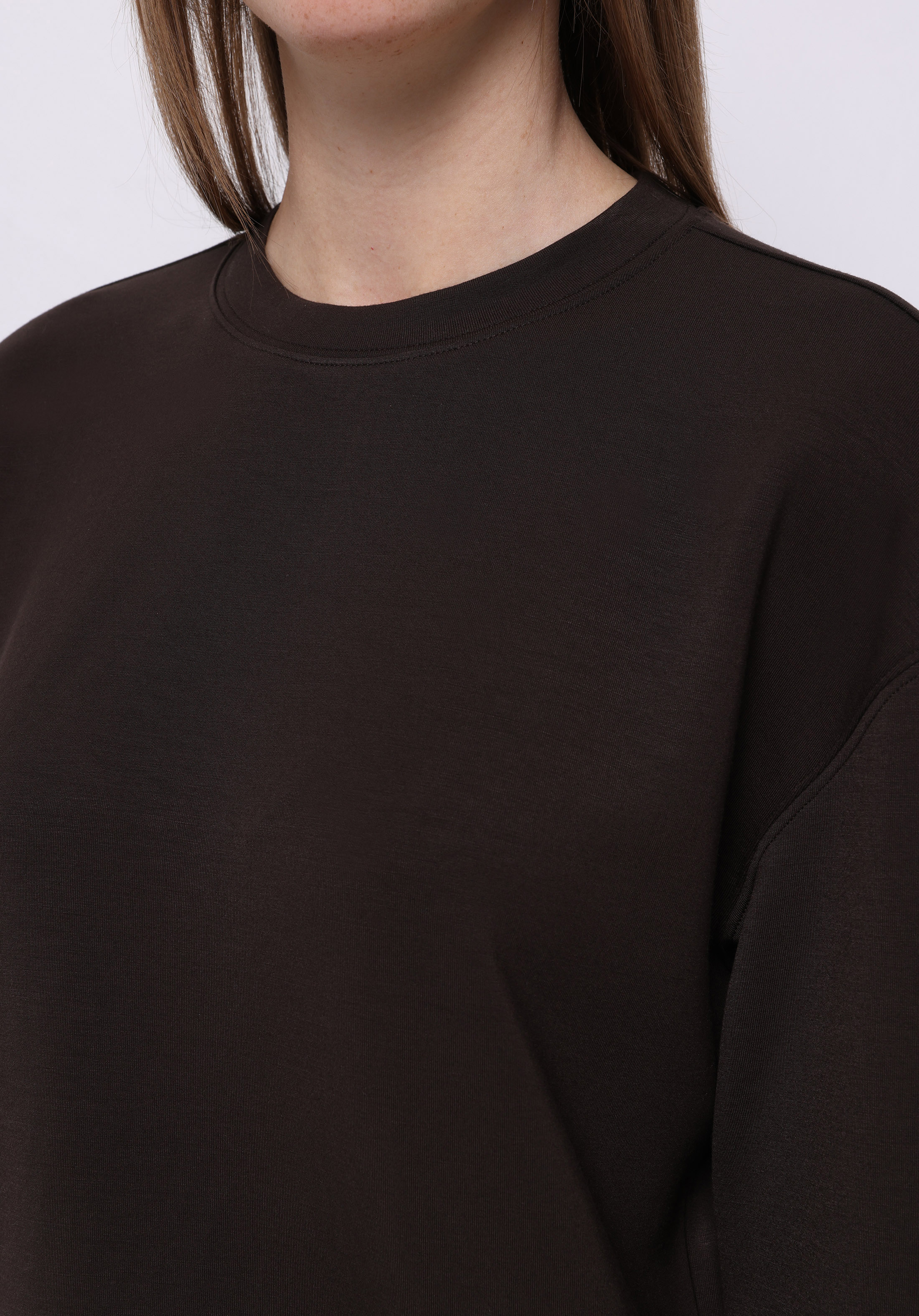 Afișați detalii pentru Hanorac / Bluza De Dama Maro Regular Fit  Cl1075536