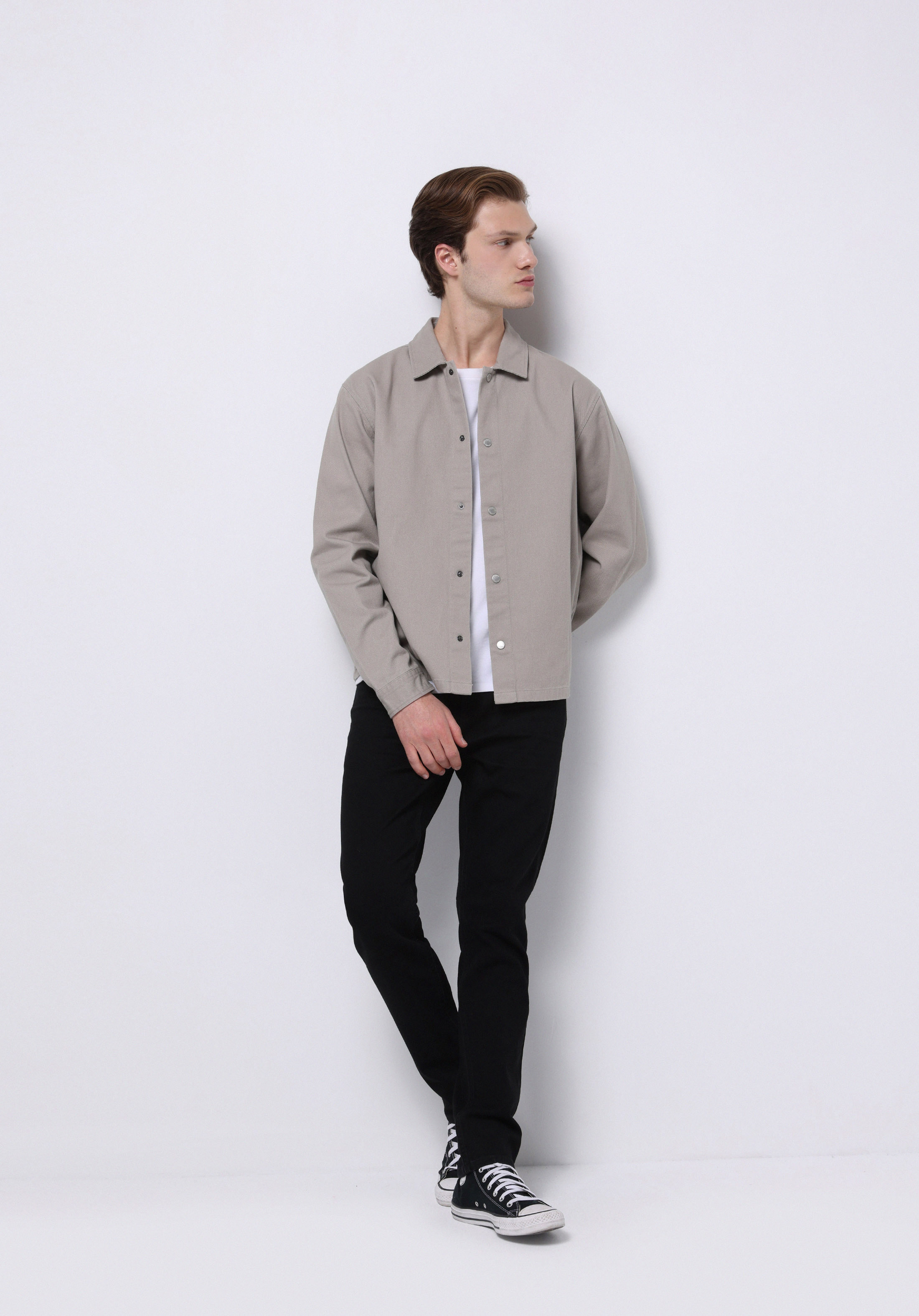 Afișați detalii pentru Jachetă De Barbati Bej Crop Fit  Cl1075308