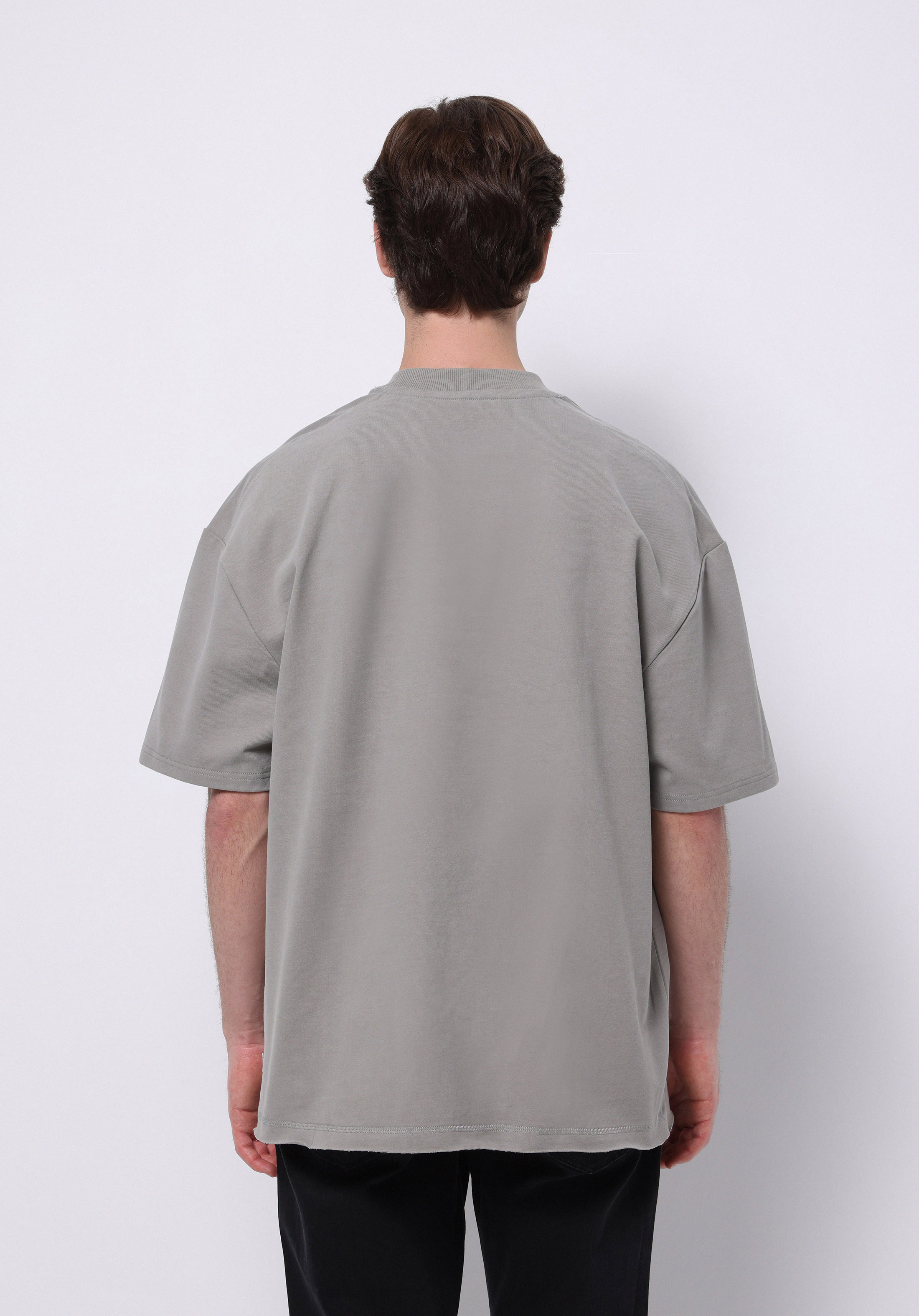 Afișați detalii pentru Tricou Cu Maneca Scurta De Barbati Verde Oversize Fit  Cl1075370