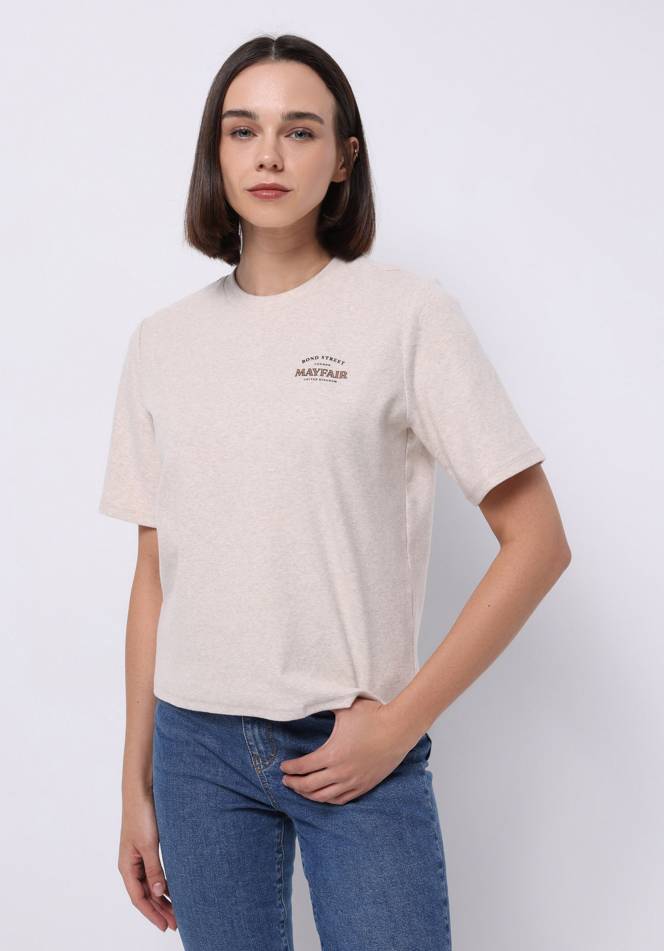 Afișați detalii pentru Tricou Cu Maneca Scurta De Dama  Regular Fit  Cl1076360