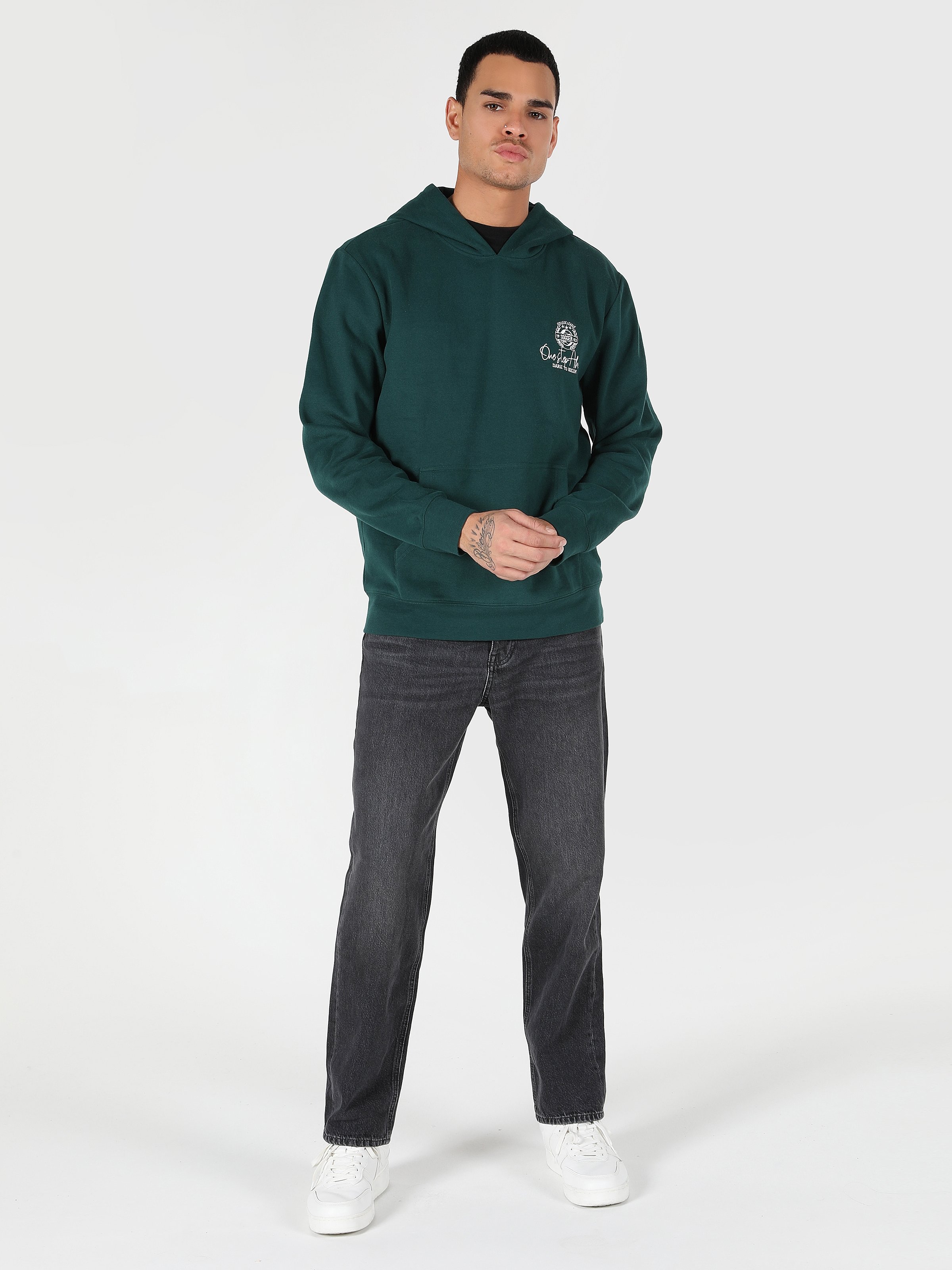 Afișați detalii pentru Hanorac / Bluza De Barbati Verde   Cl1061754