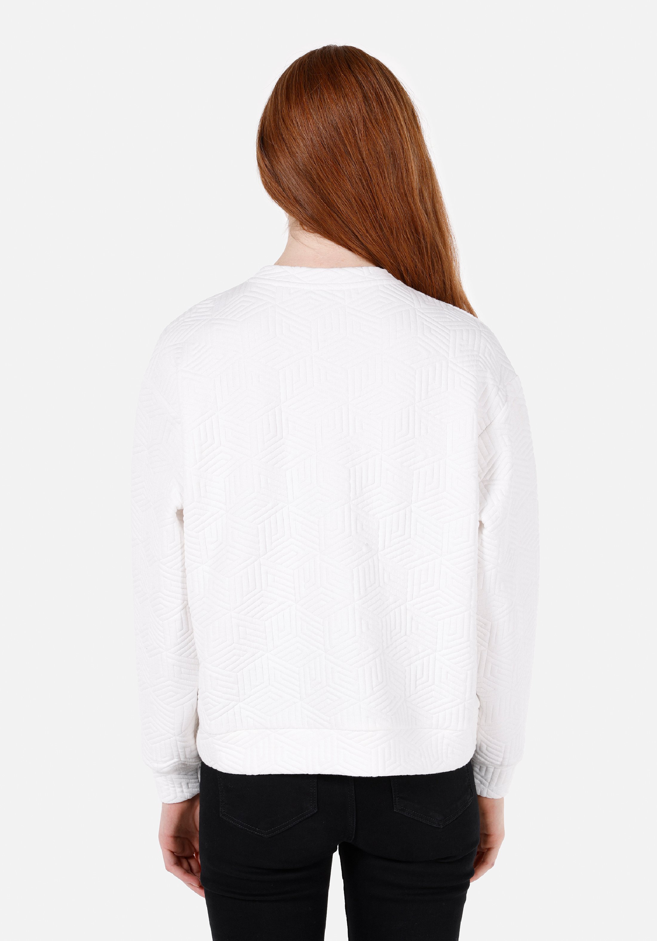 Afișați detalii pentru Hanorac / Bluza De Dama Alb Regular Fit  Cl1073671