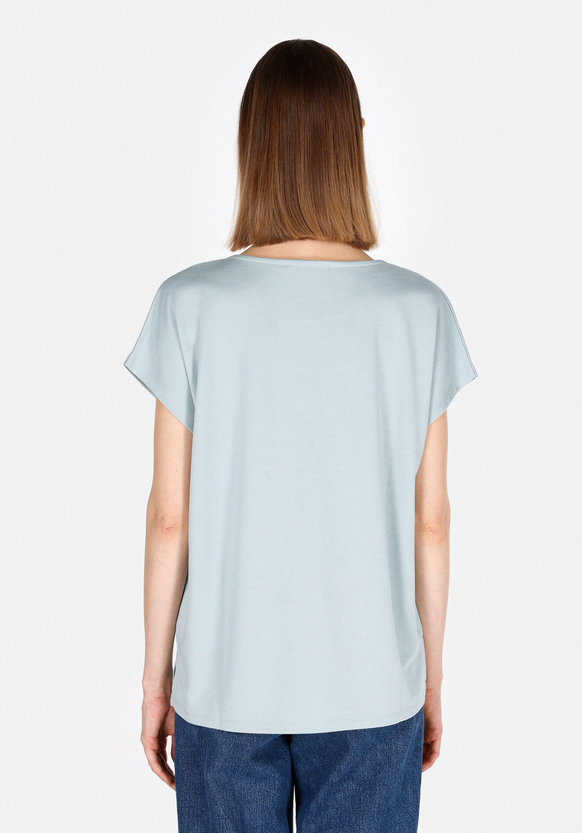 Afișați detalii pentru Tricou Cu Maneca Scurta De Dama Verde Regular Fit  Cl1073833
