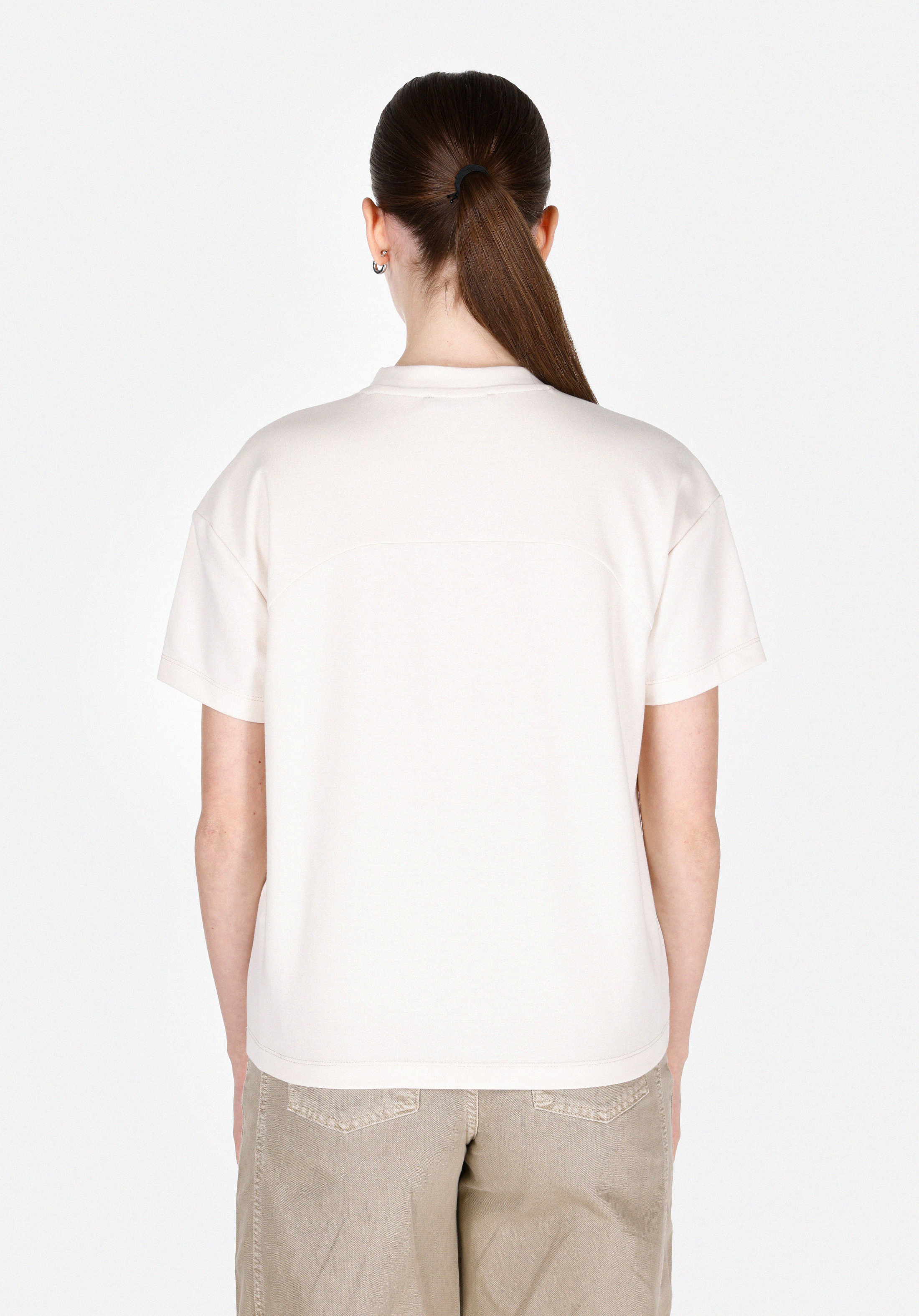 Afișați detalii pentru Regular Fit Round Neck Printed Tricou Cu Mânecă Scurtă Pentru Femei