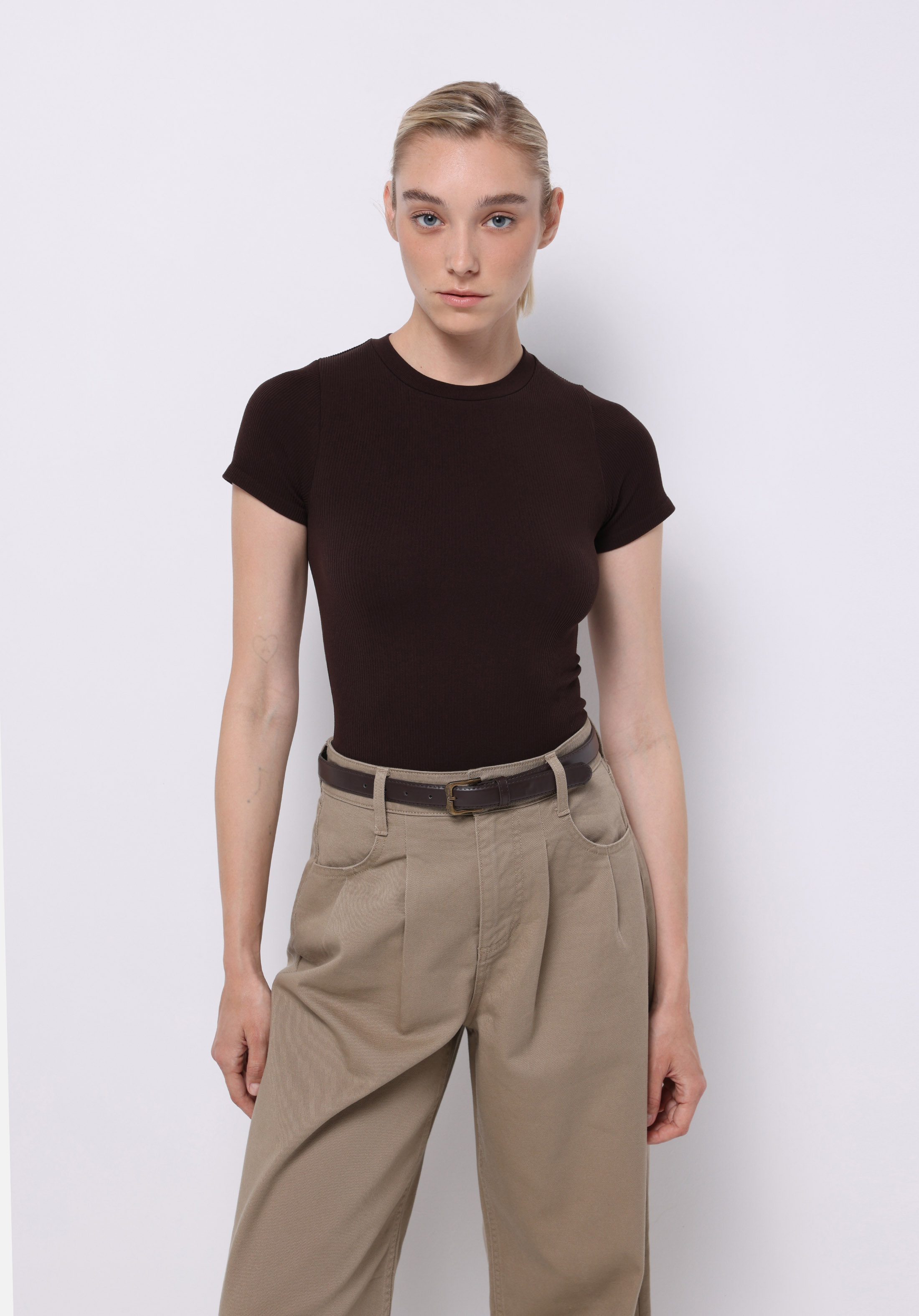 Afișați detalii pentru Body De Dama Maro Slim Fit  Cl1075450